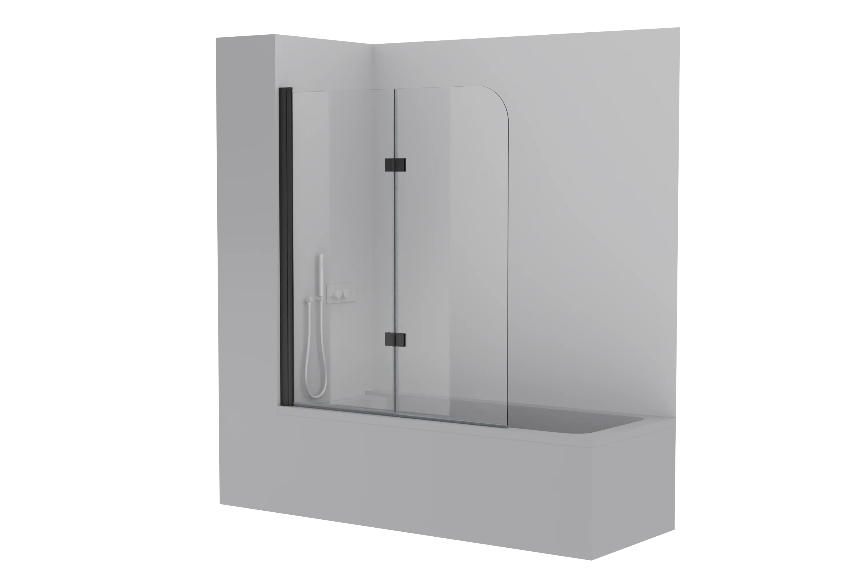 Duschskåp Nano realglas 6mm NT209 - 120 x 140 cm - profilfärg valbar - Image 15