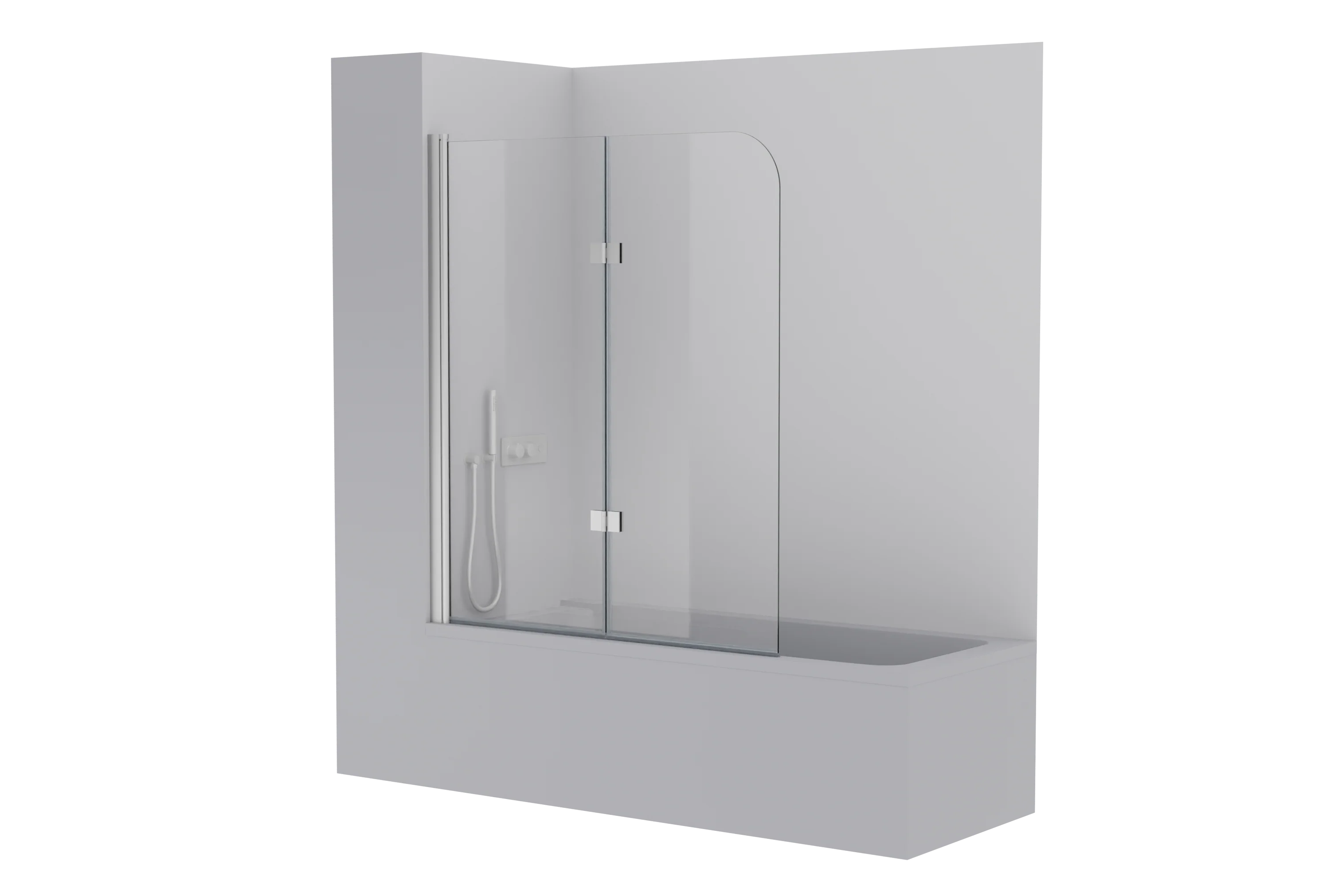 Duschskåp Nano realglas 6mm NT209 - 120 x 140 cm - profilfärg valbar - Image 23