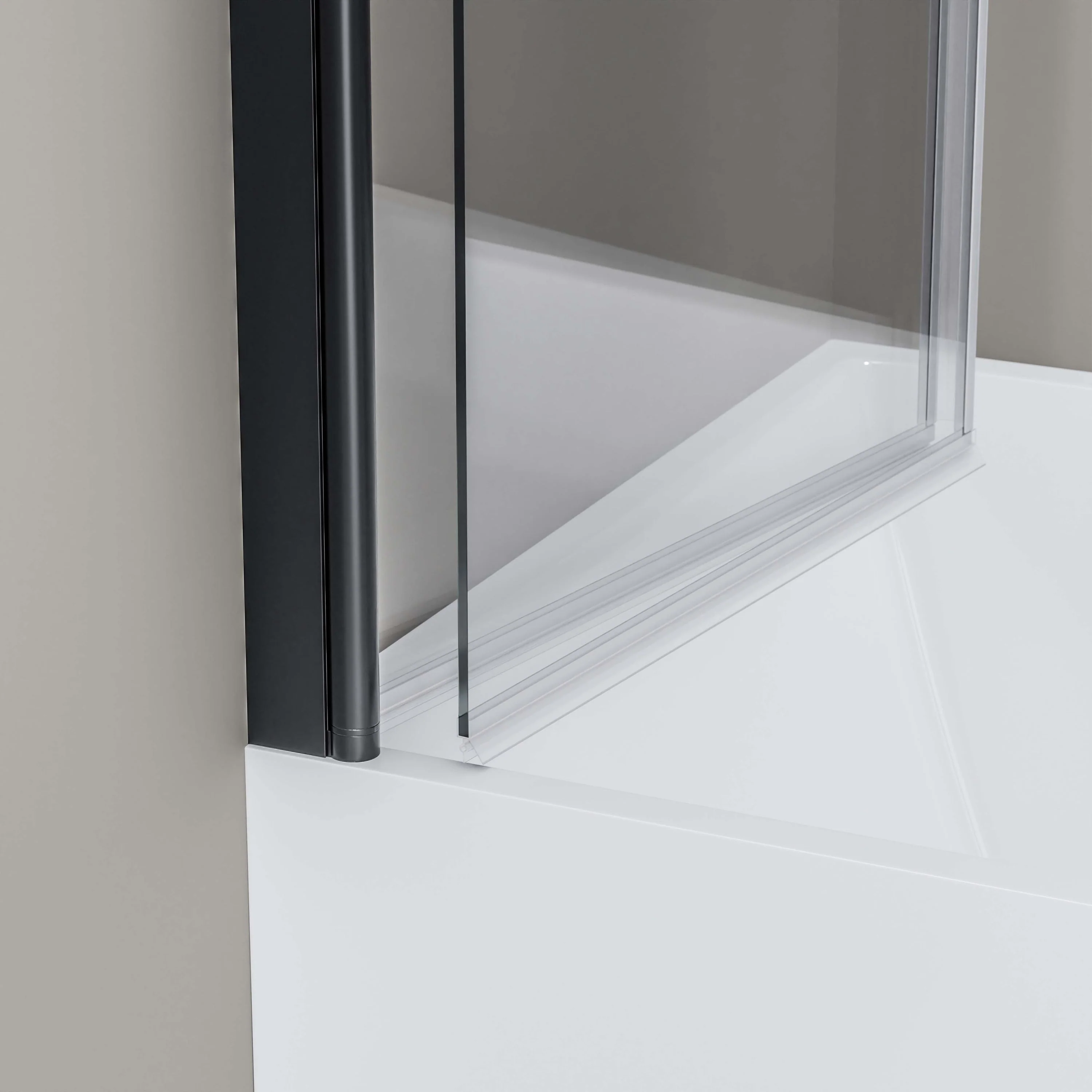 Duschskåp Nano realglas 6mm NT209 - 120 x 140 cm - profilfärg valbar - Image 4