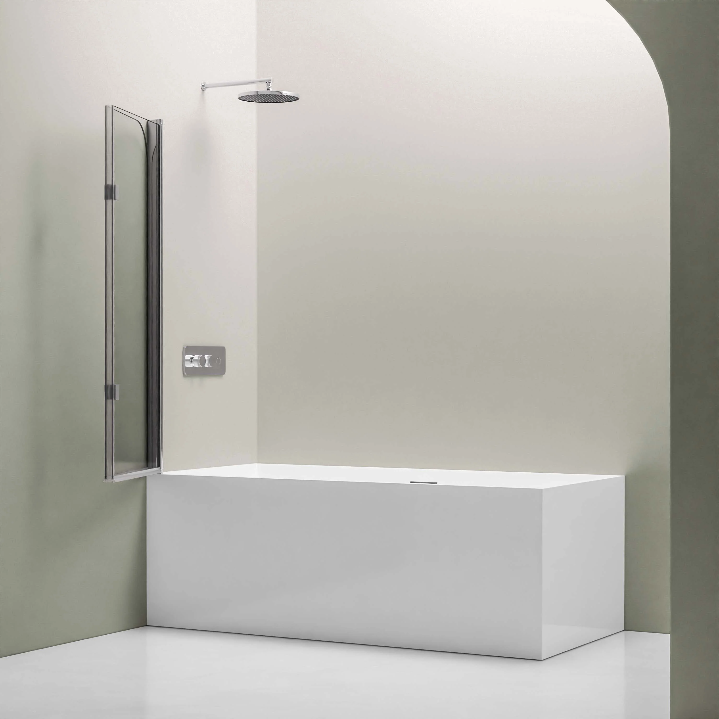 Duschskåp Nano realglas 6mm NT209 - 120 x 140 cm - profilfärg valbar - Image 5
