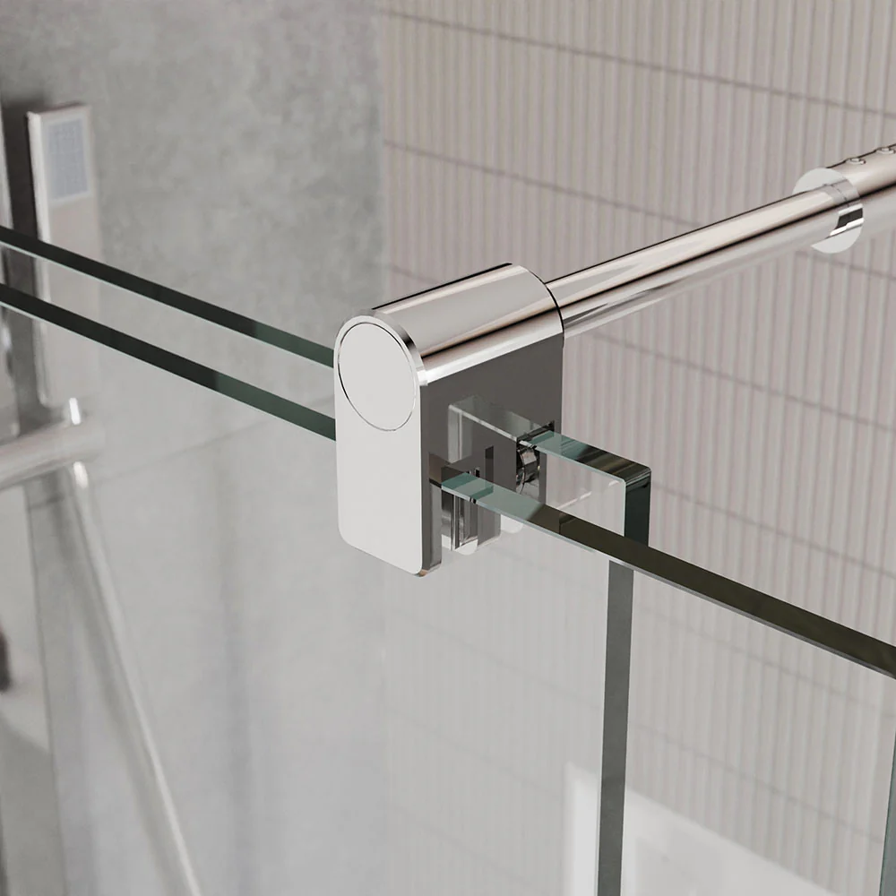 Duschskåp Walk-In NT101 skjutdörr - klart glas 8mm - bredd valbar - Image 6