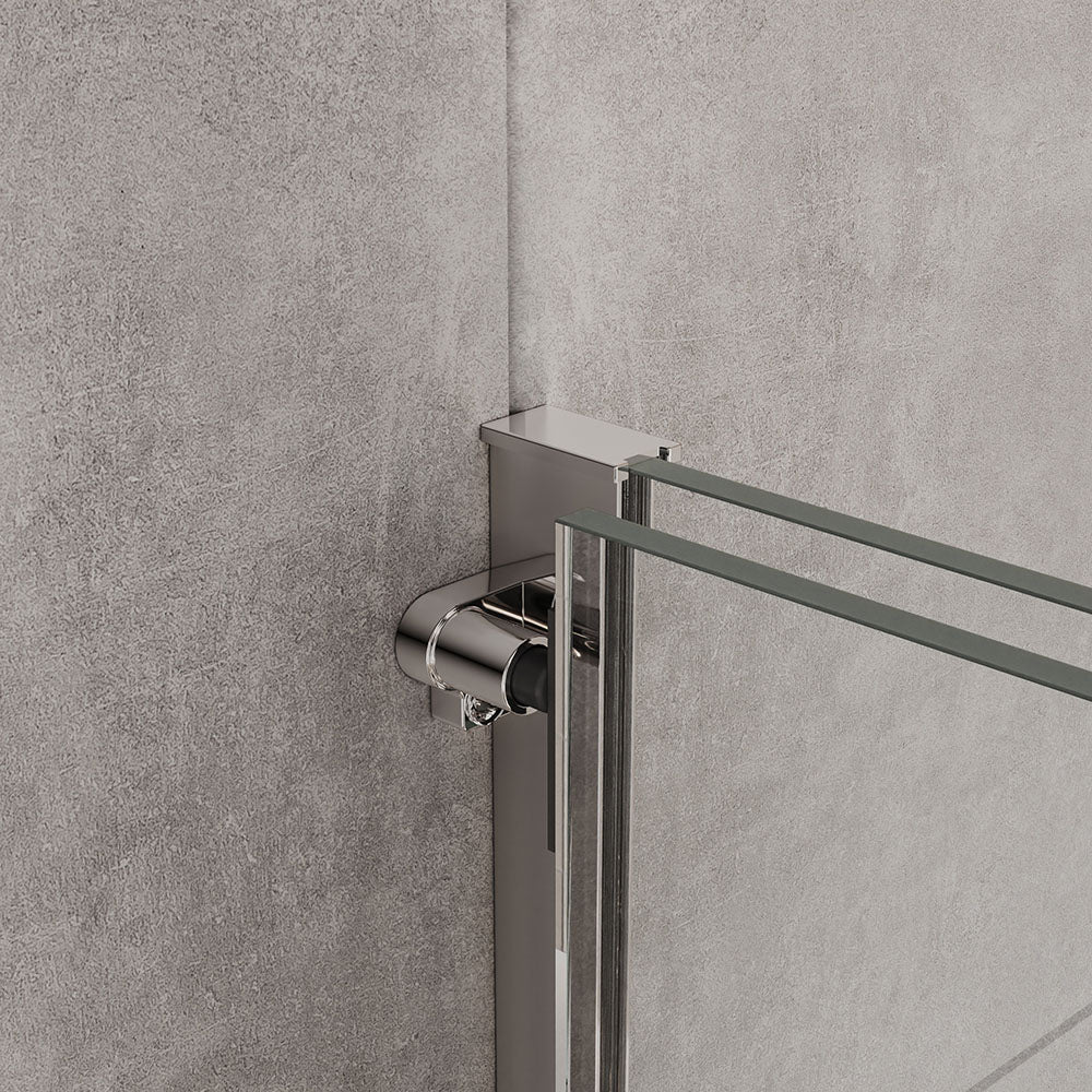 Duschskåp Walk-In NT101 skjutdörr - klart glas 8mm - bredd valbar - Image 7