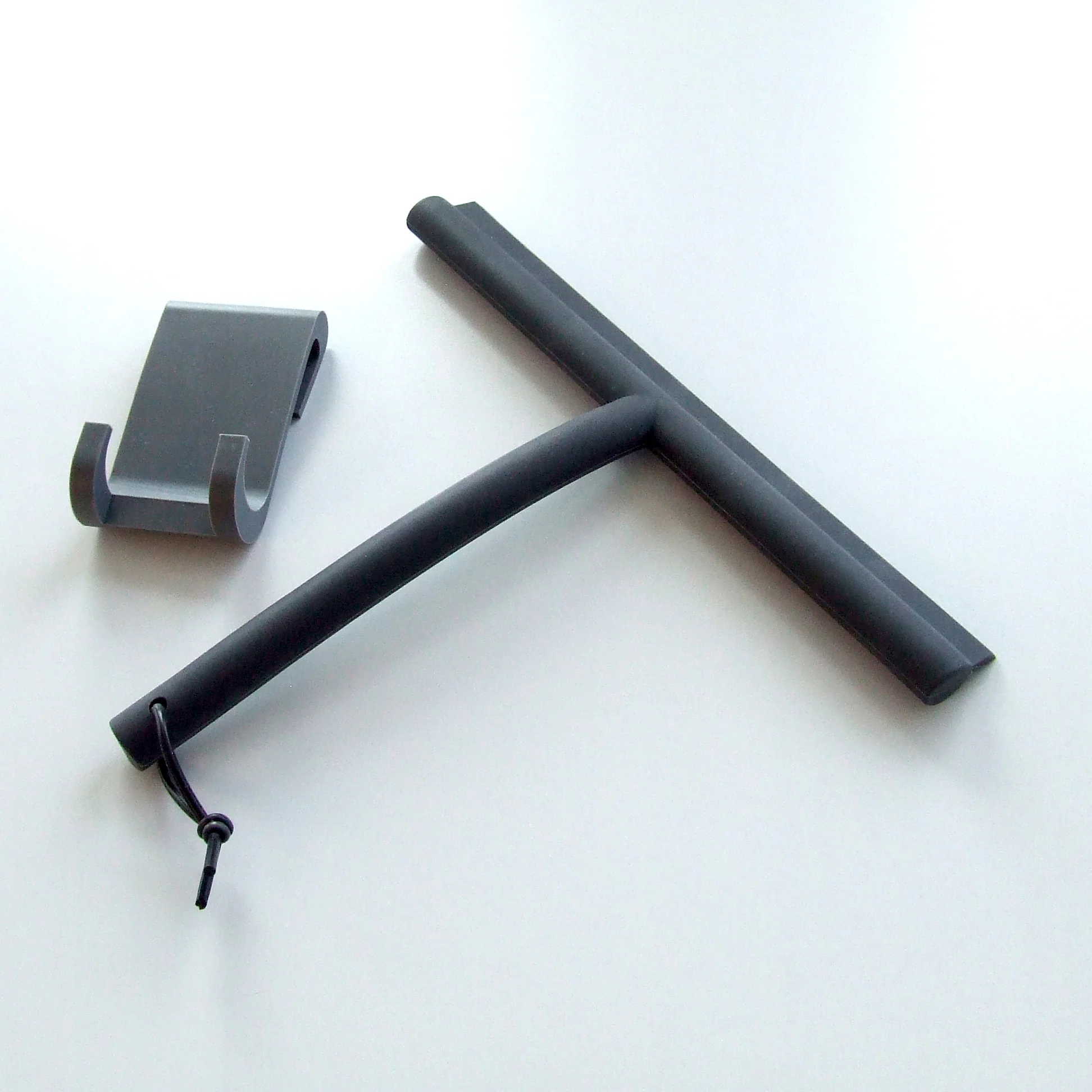 Duschskrapa i rostfritt stål med handtag - Image 2