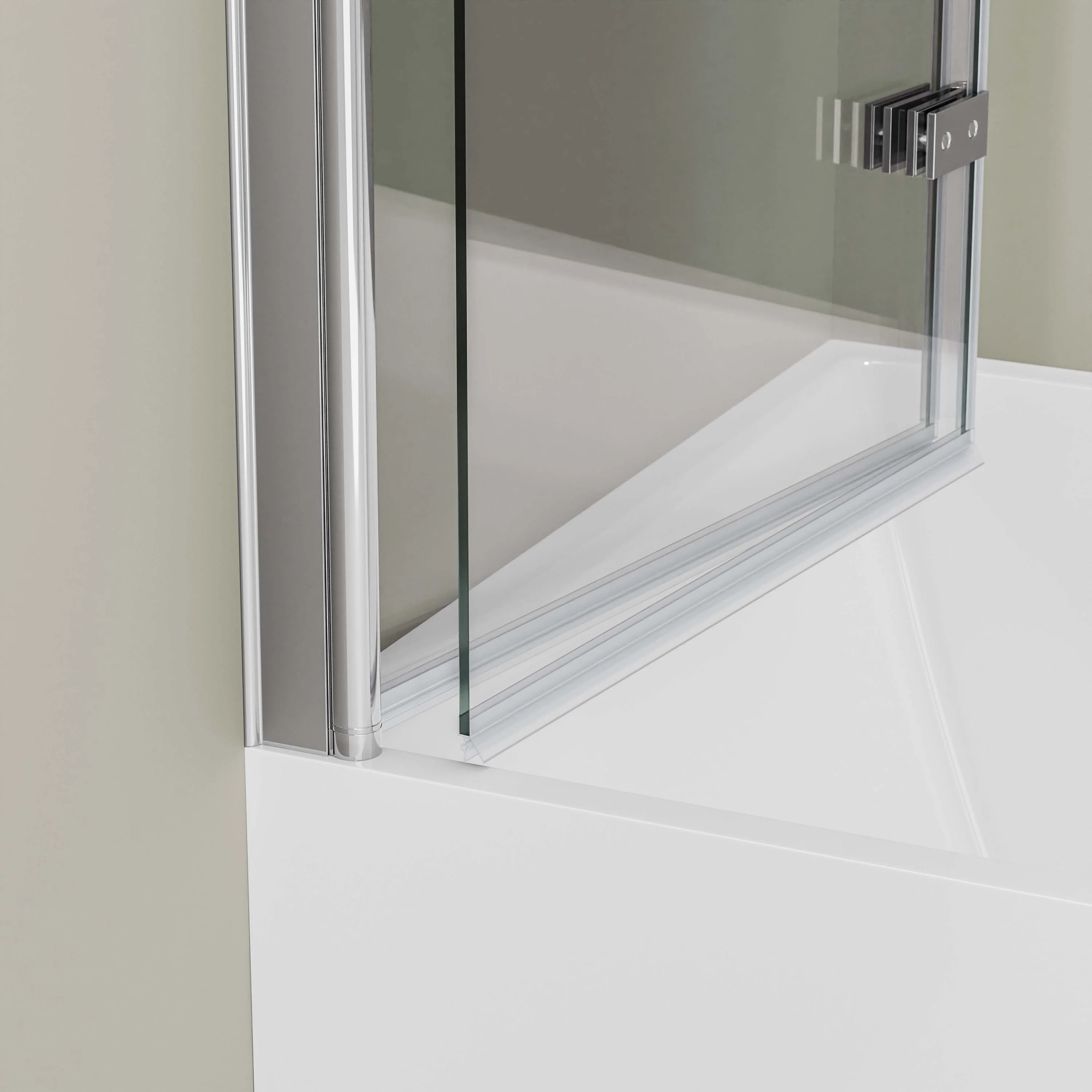 Duschskärm av äkta nano-glas EX209 - 1200 x 1400 x 6 mm - Image 4