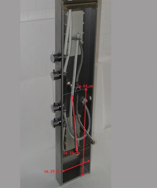 Duschsystem med SEDAL-termostat Duschpelare 8815 - Image 7