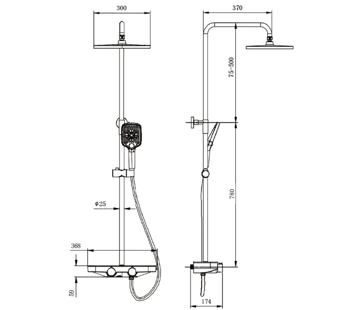 Duschsystem Termostat BS371 - Image 22