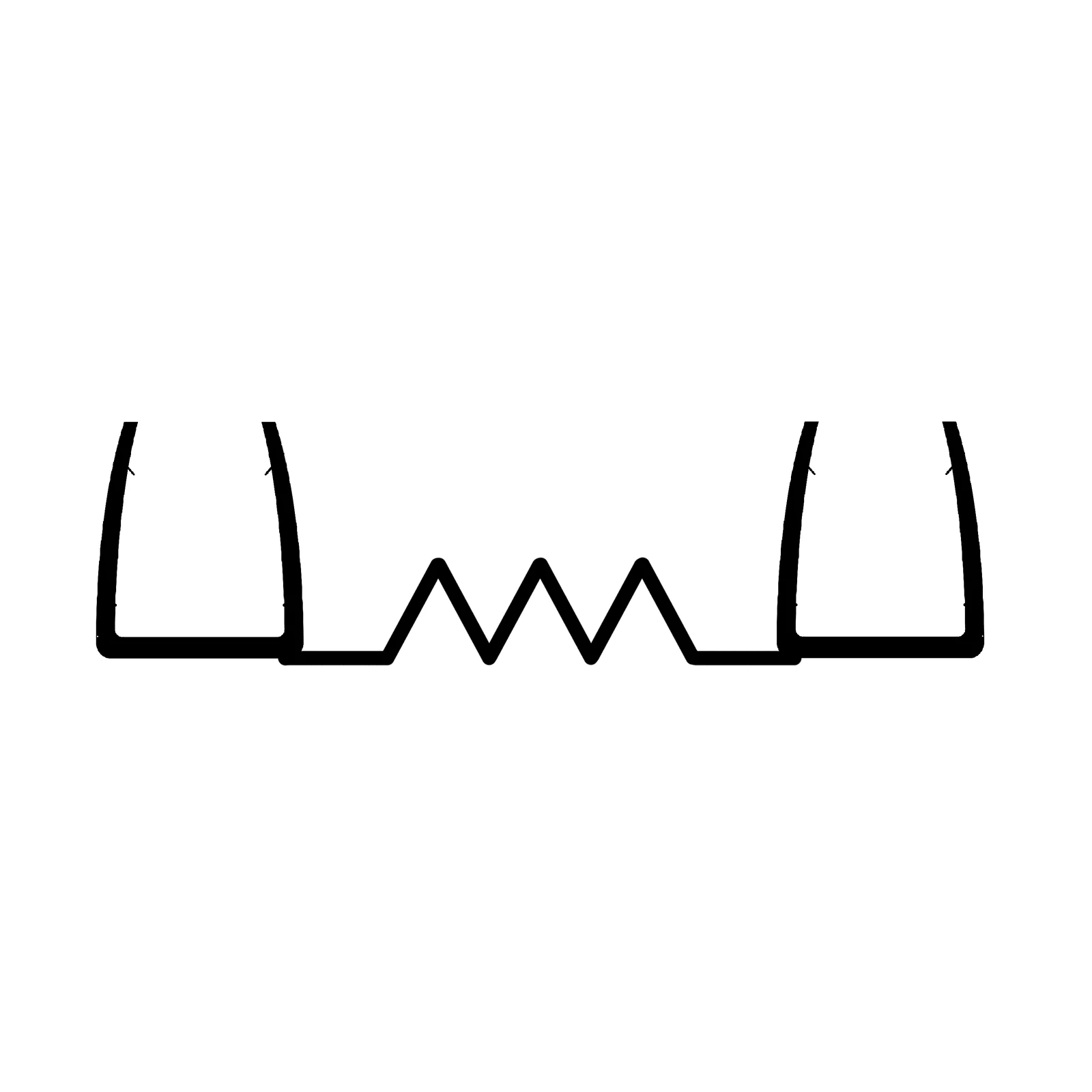 Duschtätning för vikdörr - concertina-profil - Image 3