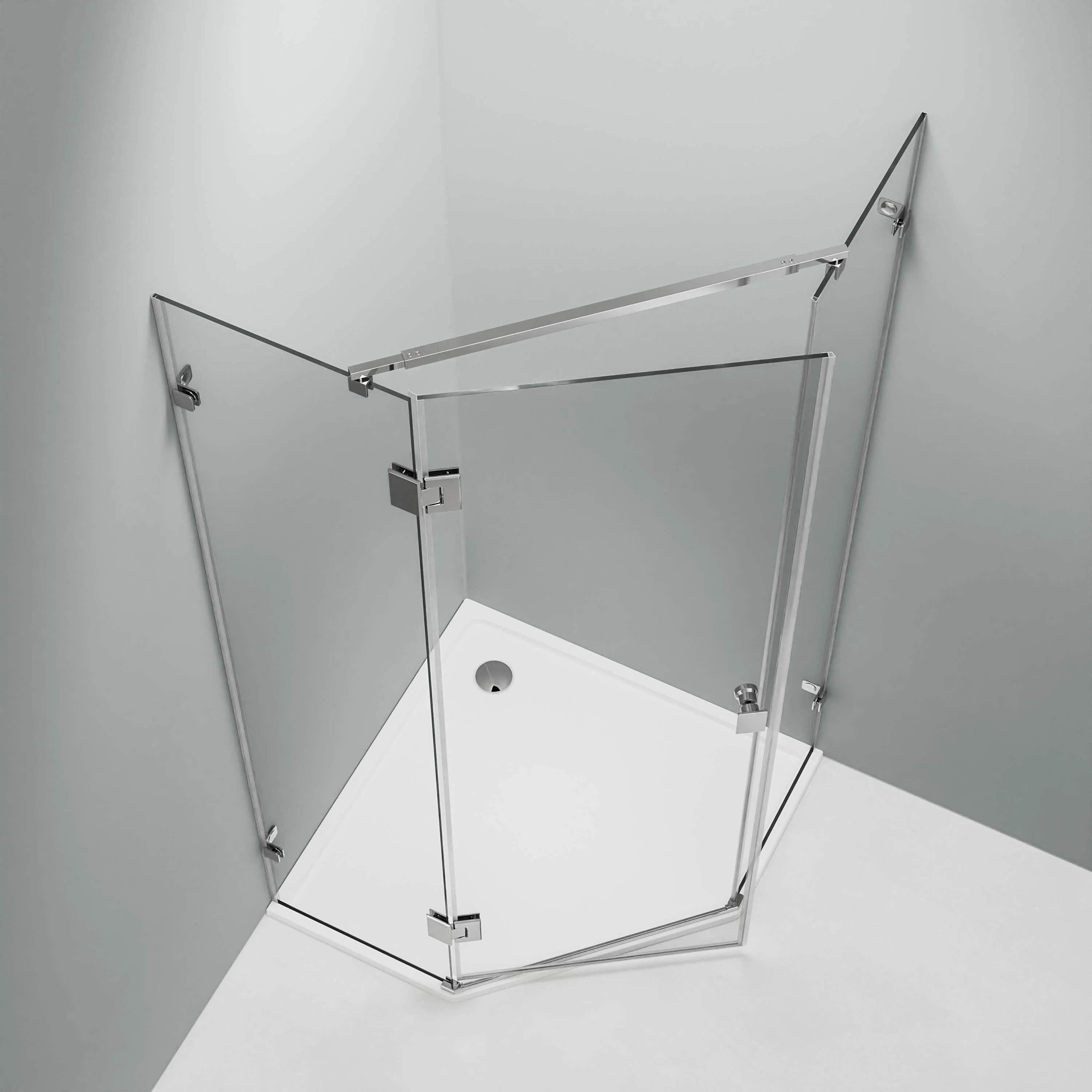 Femhörnig duschvägg EX415 - Image 3