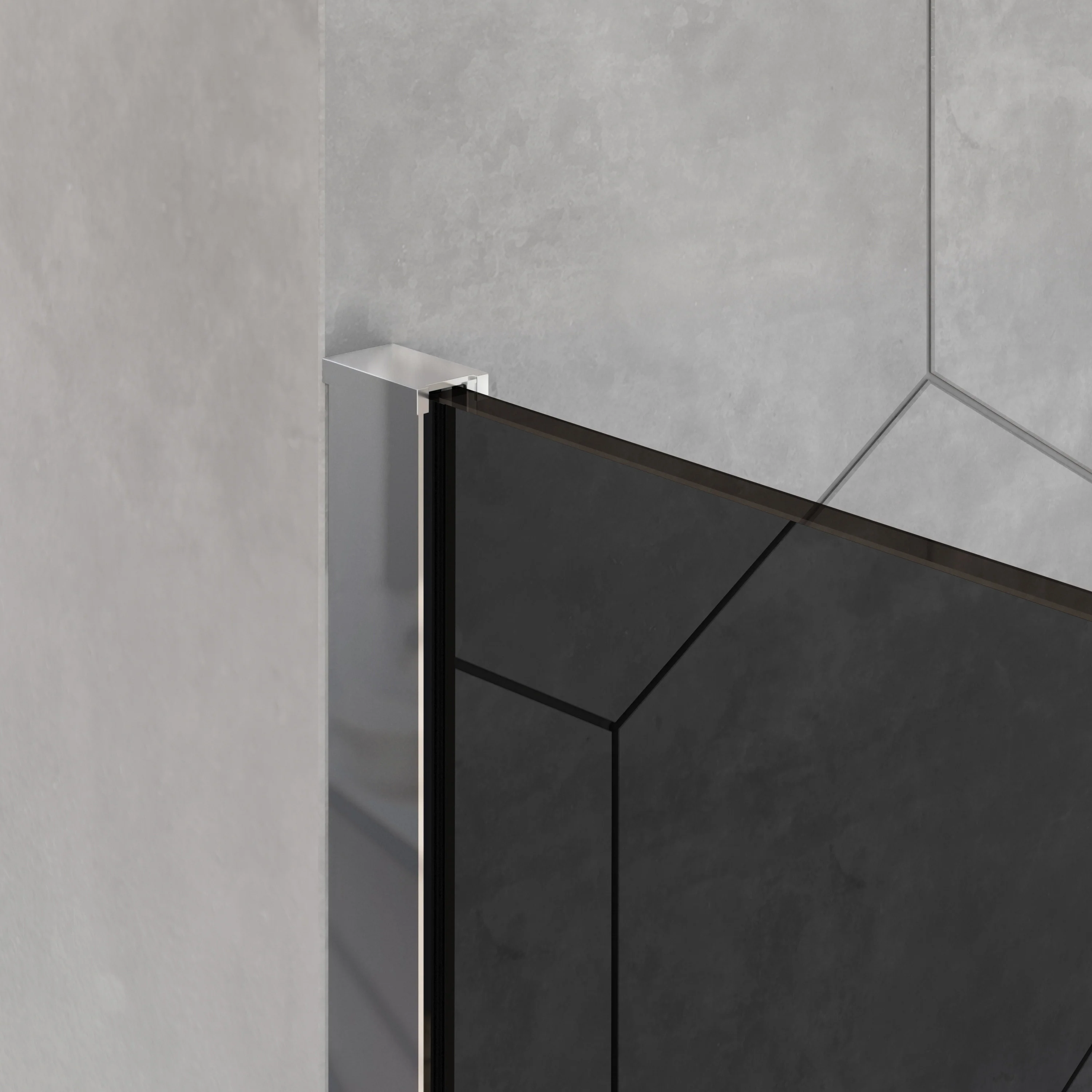 Duschvägg Walk-In Nano real glass EX101 - Image 5