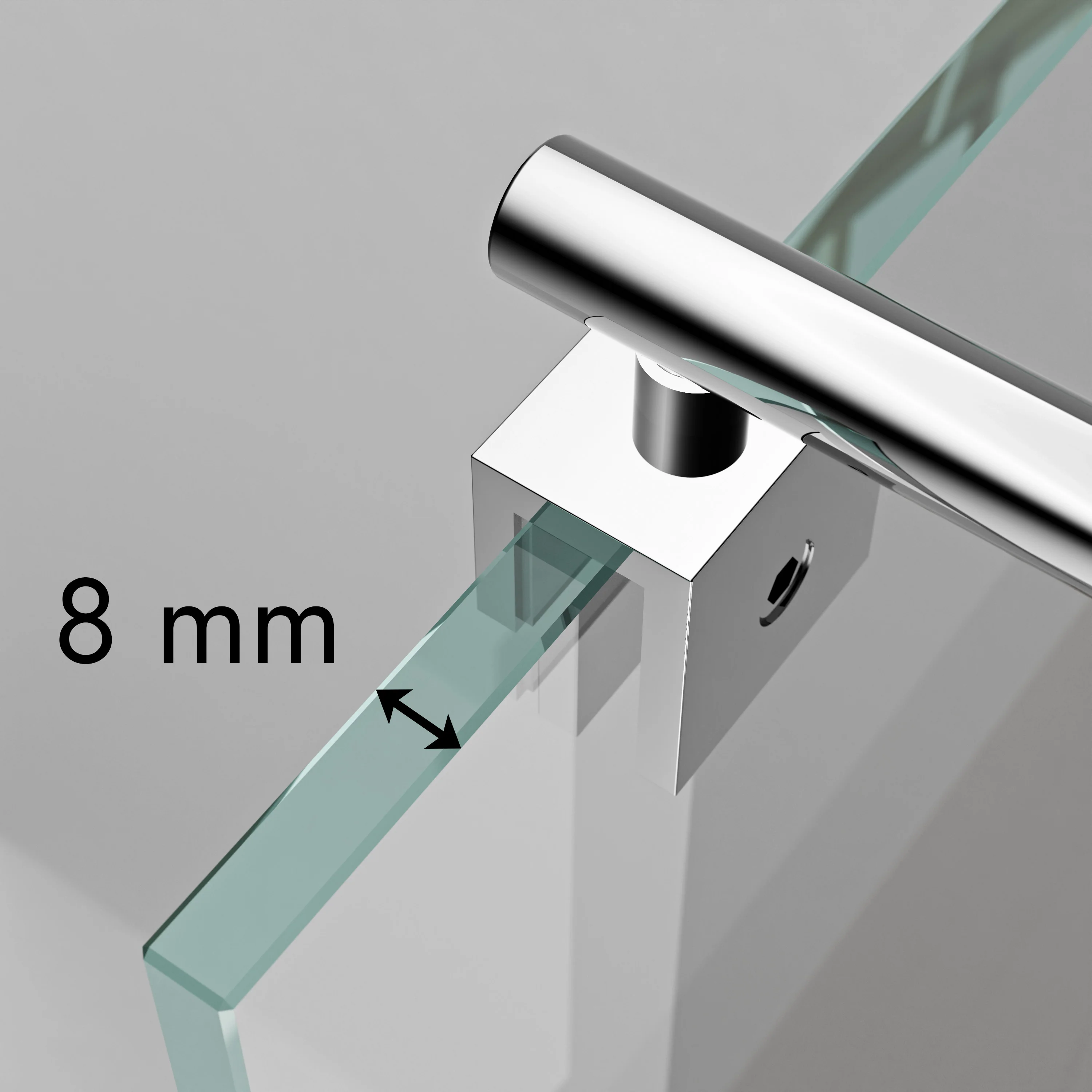 Duschvägg Walk-In Nano Dusch EX101 - Image 5