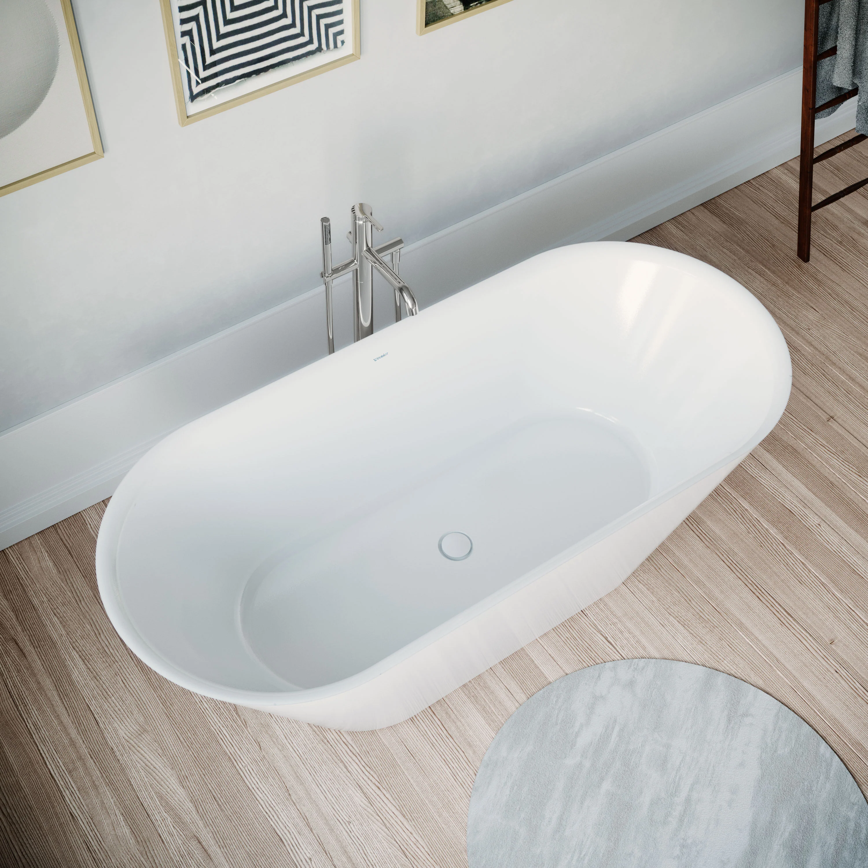 Fristående ovalt badkar Duravit DuraStor - Image 2