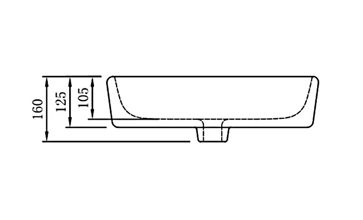 Fristående tvättställ/handfat NT3153 - Image 8