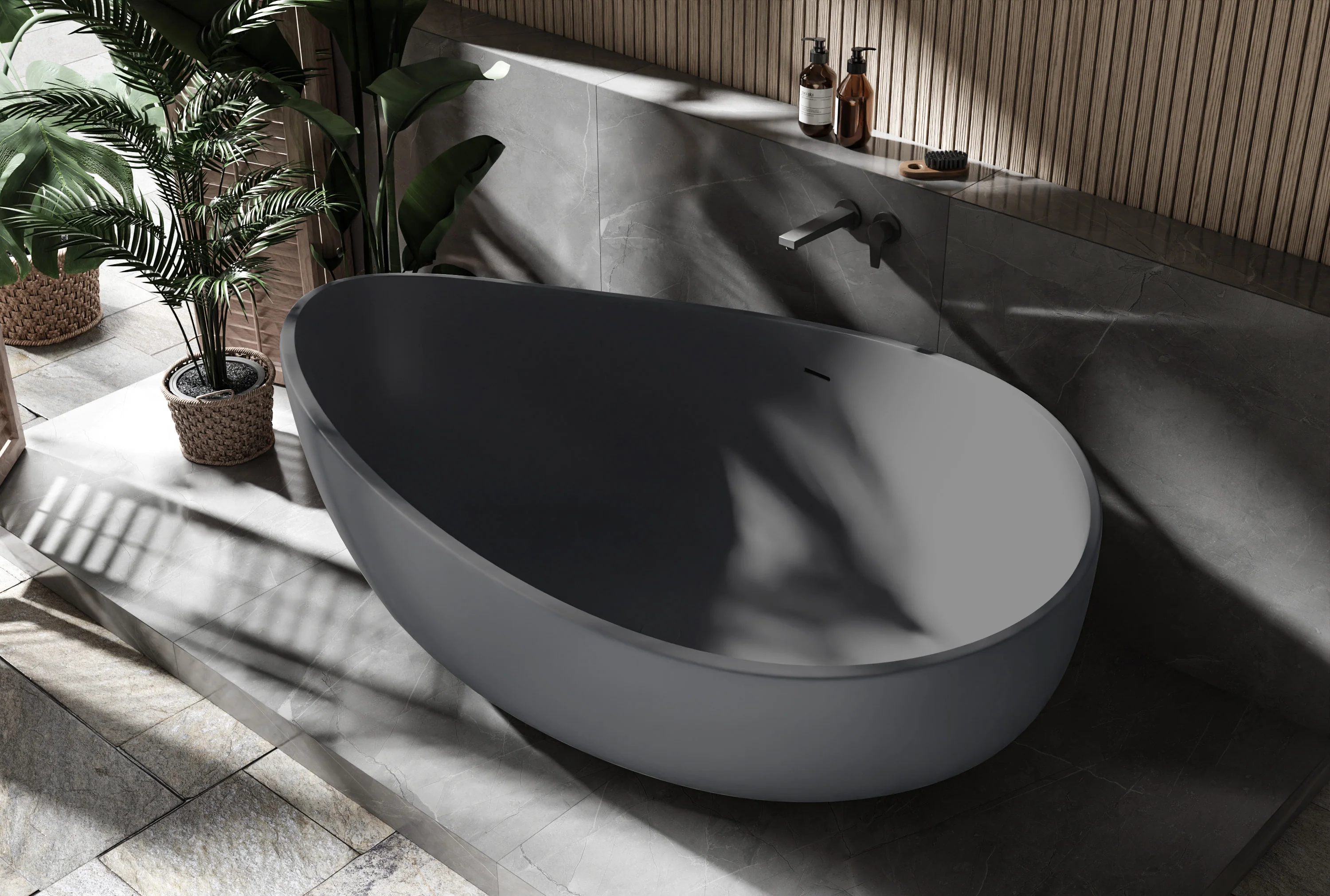 Fristående badkar WAVE STONE - Image 6
