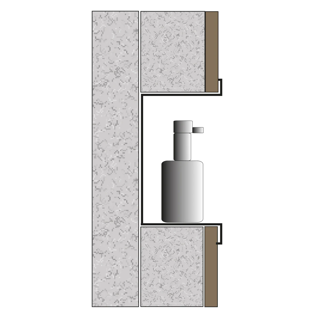Förvaringsnisch för inbyggnad Bernstein BS303010 - Image 15
