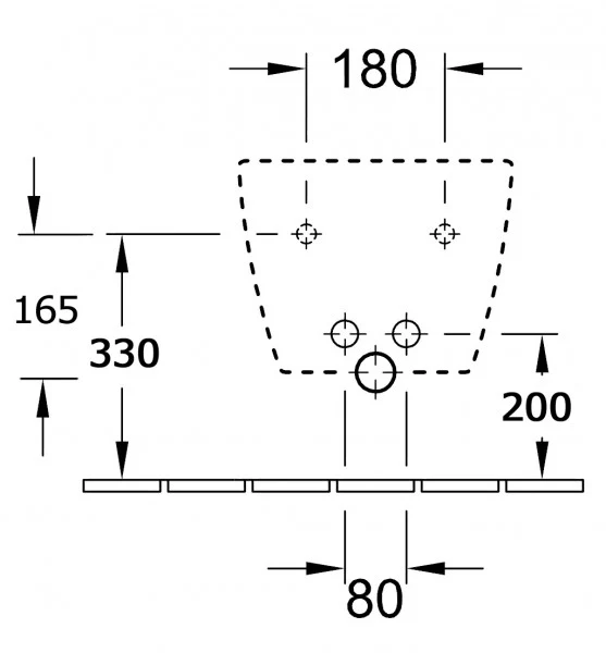 Vägghängd bidé CH2019V - Image 3