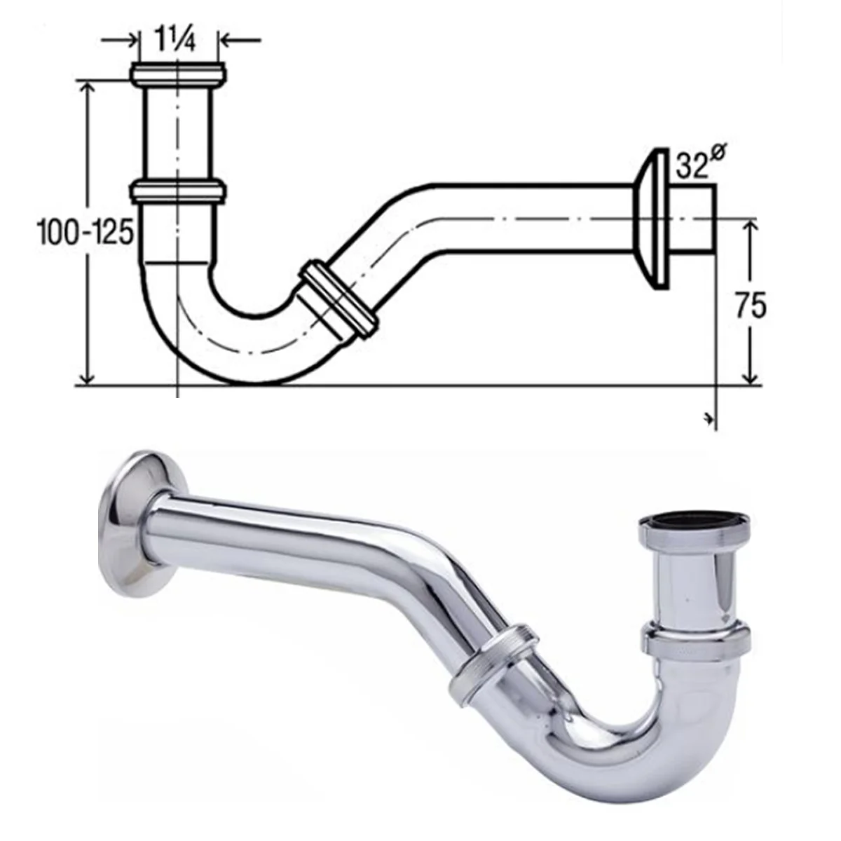 Vägghängd bidé CH2019V - Image 5
