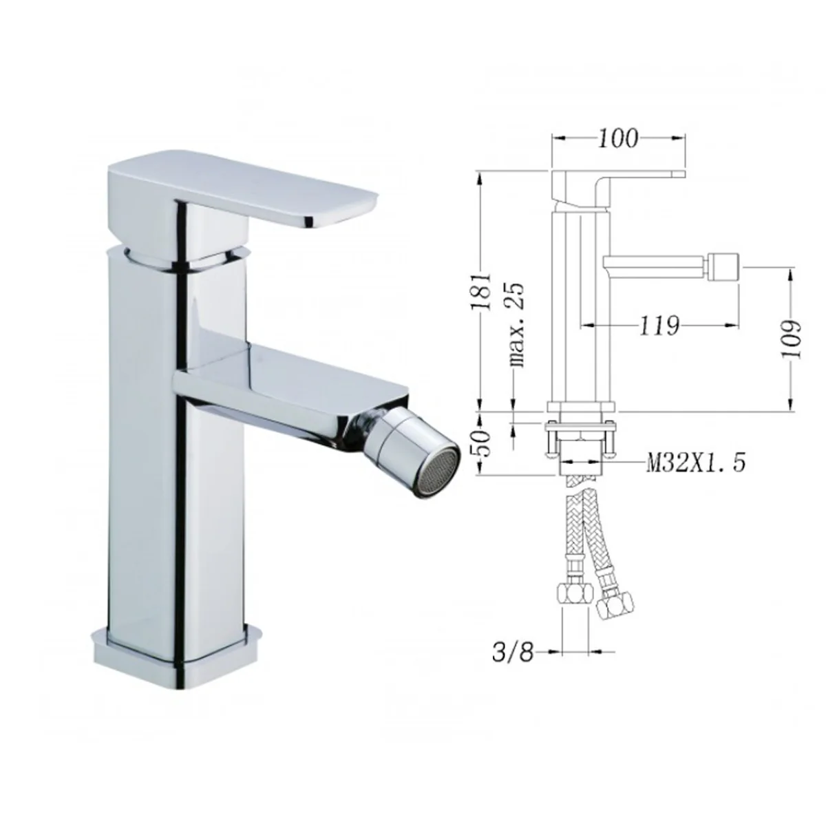 Vägghängd bidé CH2019V - Image 6
