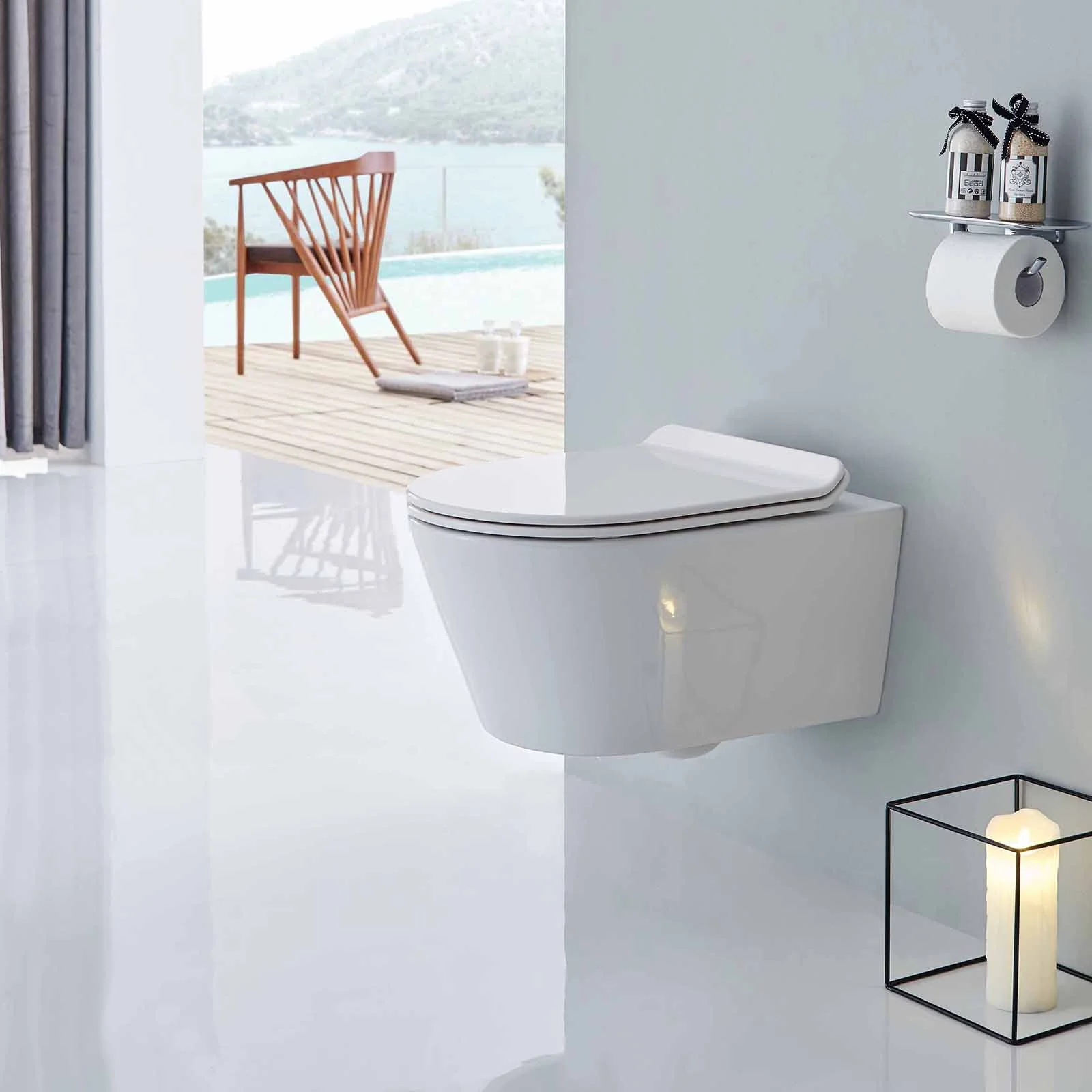 Hängande WC utan fläns 1088R - Image 3