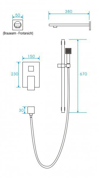 Infälld duschpelare XX1520C - Image 6
