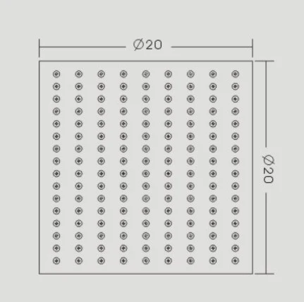 Kvadratiskt duschhuvud DPG2023 - Image 4