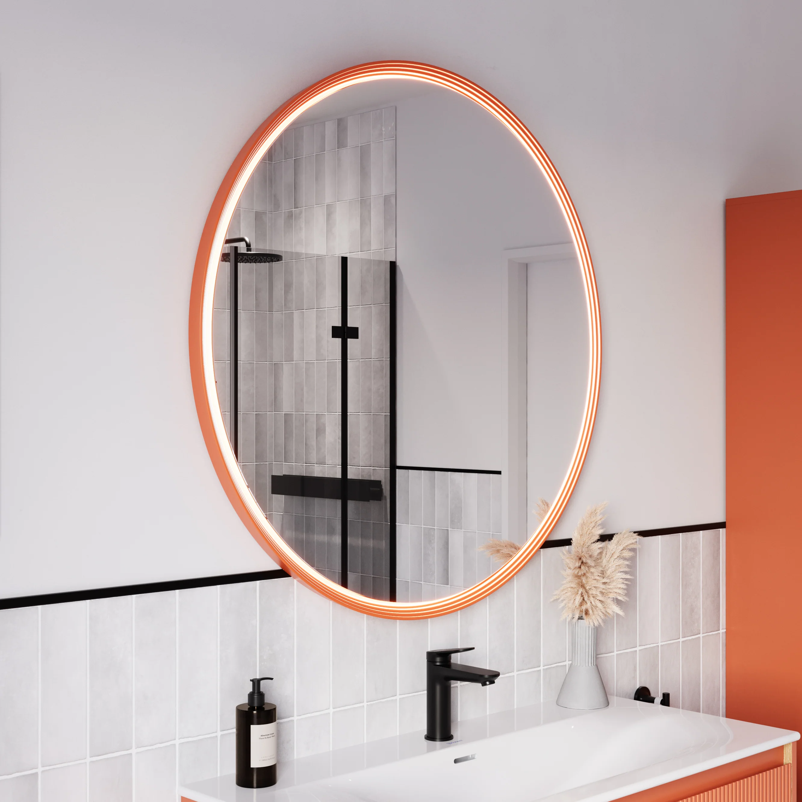 LED-badrumsspegel BELDIVO rund - 100 cm - Image 7