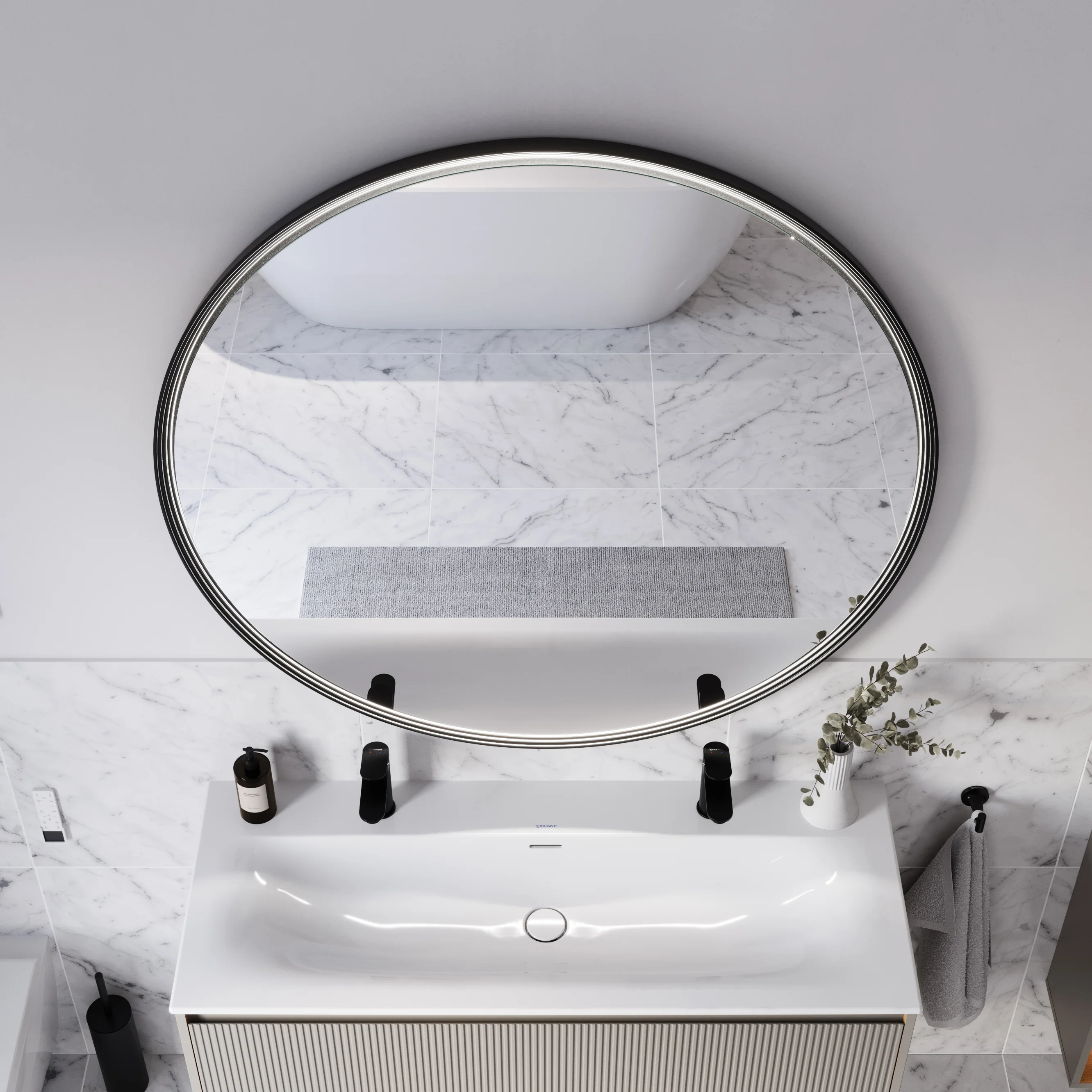 LED-badrumsspegel BELDIVO rund - 120 cm - Image 32