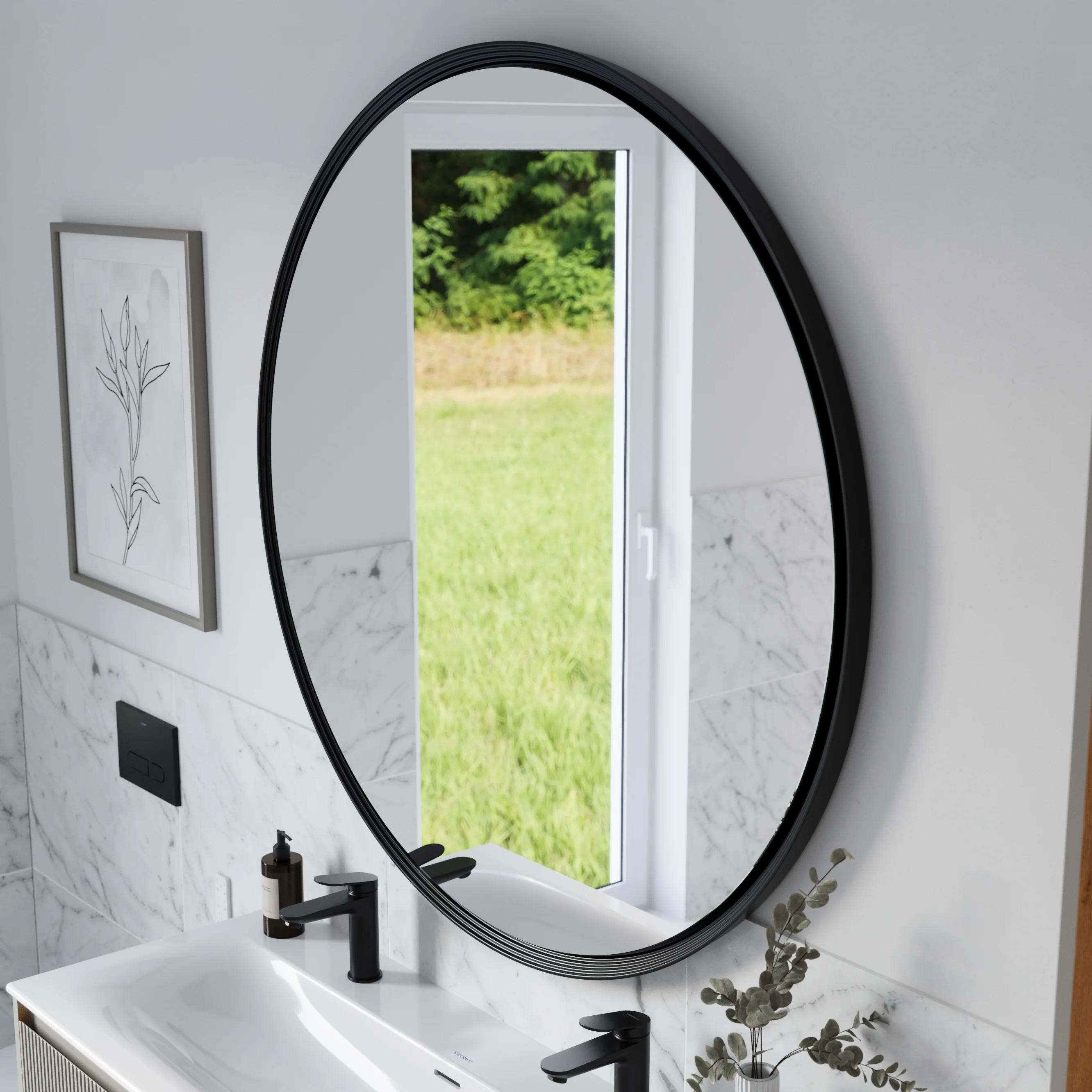 LED-badrumsspegel BELDIVO rund - 120 cm - Image 33