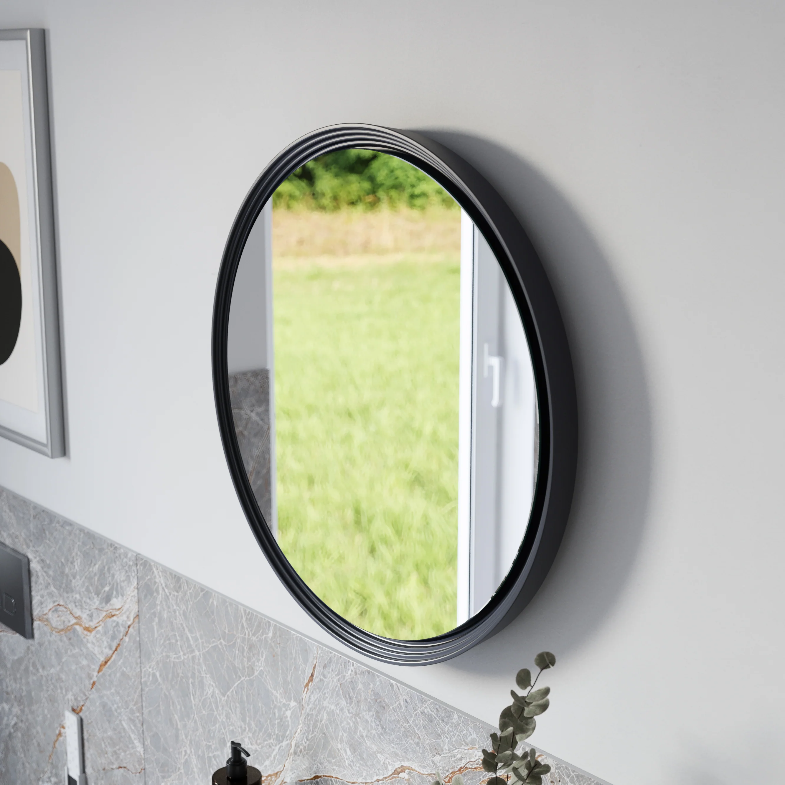 LED-badrumsspegel BELDIVO rund - 60 cm - Image 10