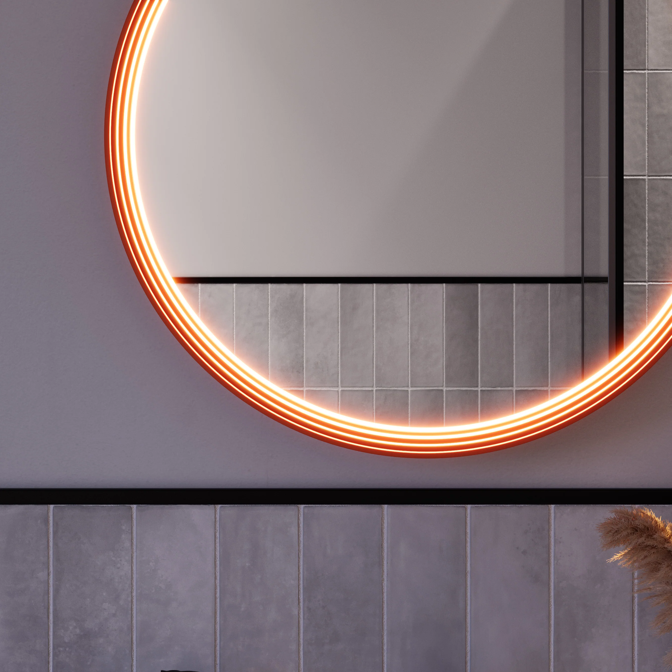 LED-badrumsspegel BELDIVO rund - 60 cm - Image 18