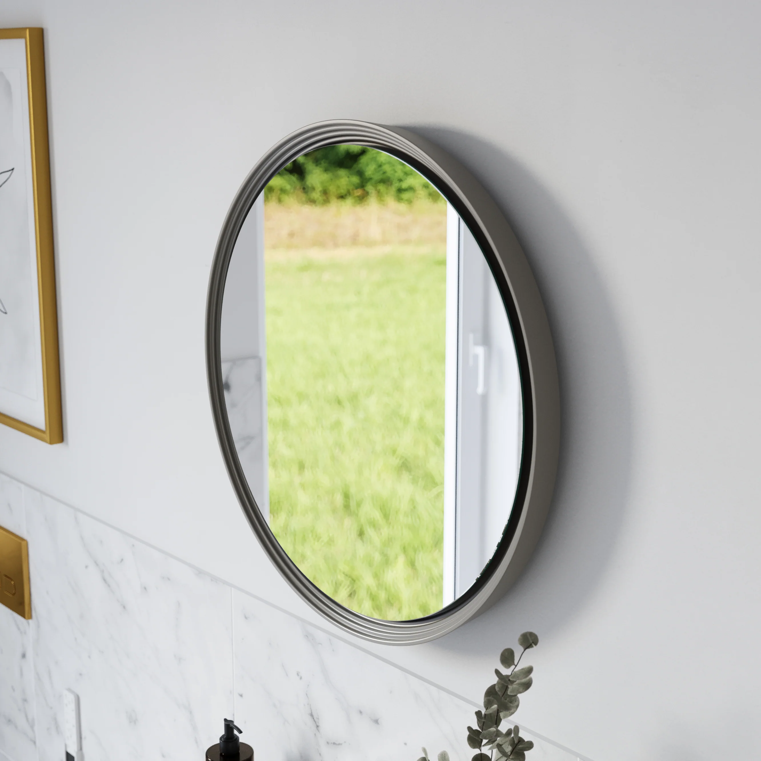 LED-badrumsspegel BELDIVO rund - 60 cm - Image 27