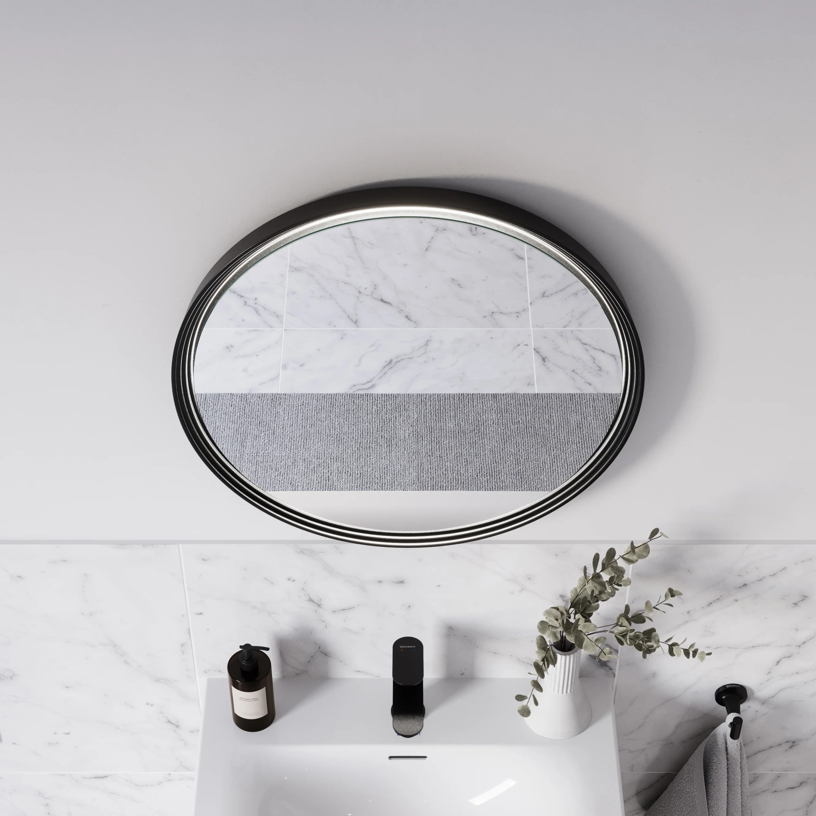 LED-badrumsspegel BELDIVO rund - 60 cm - Image 38