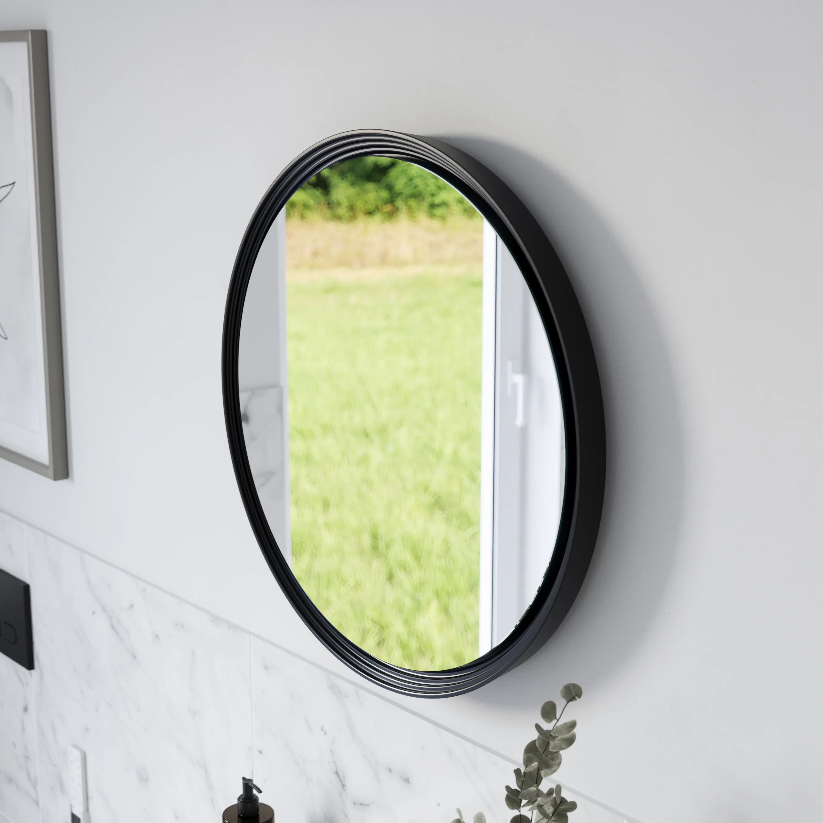 LED-badrumsspegel BELDIVO rund - 60 cm - Image 39