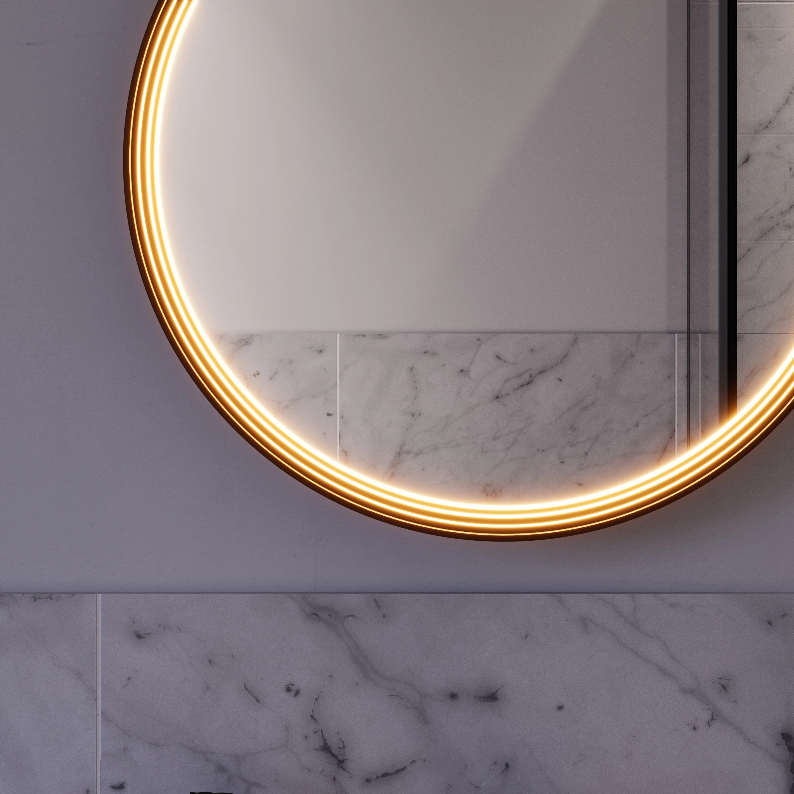 LED-badrumsspegel BELDIVO rund - 60 cm - Image 41