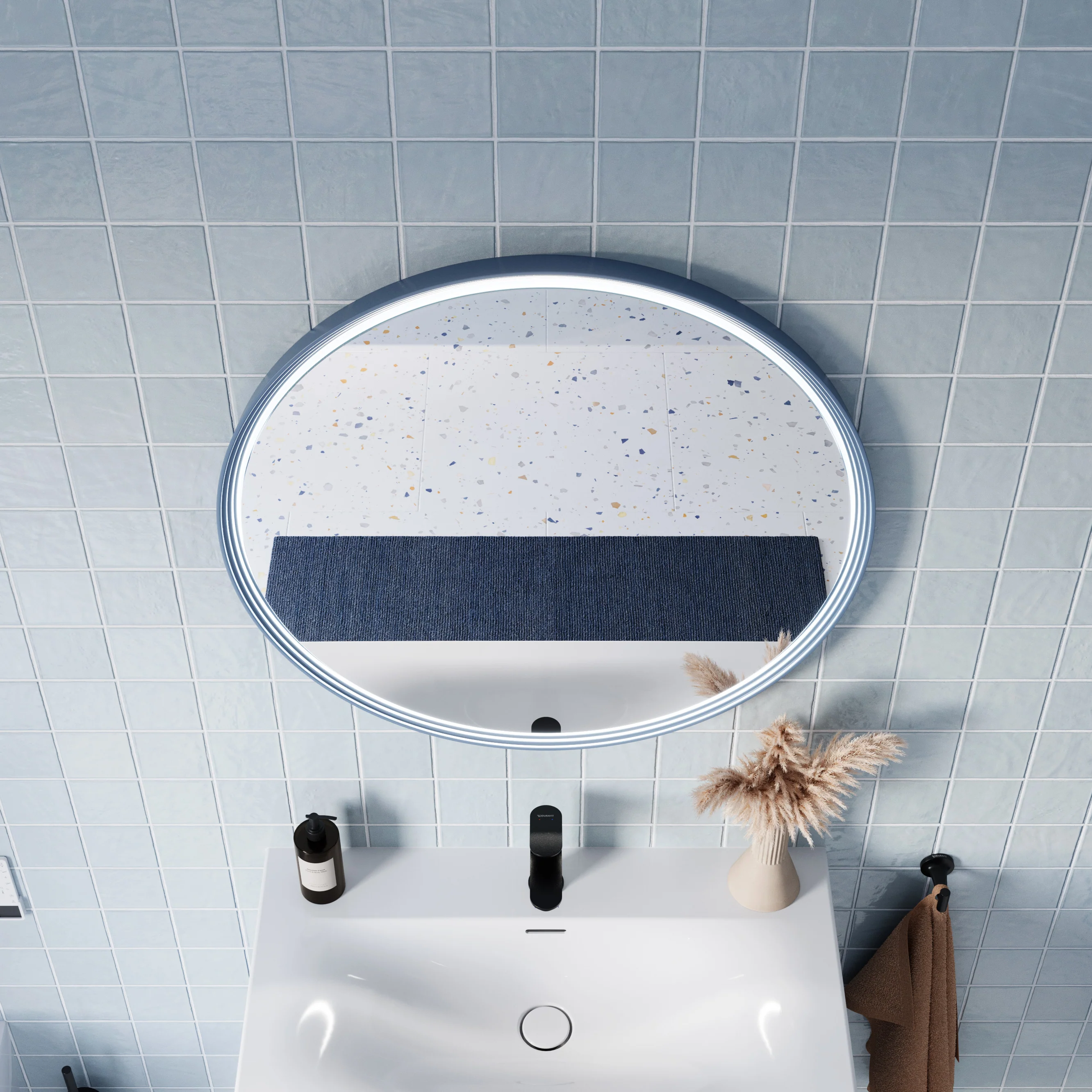 LED-badrumsspegel BELDIVO rund - 80 cm - Image 15