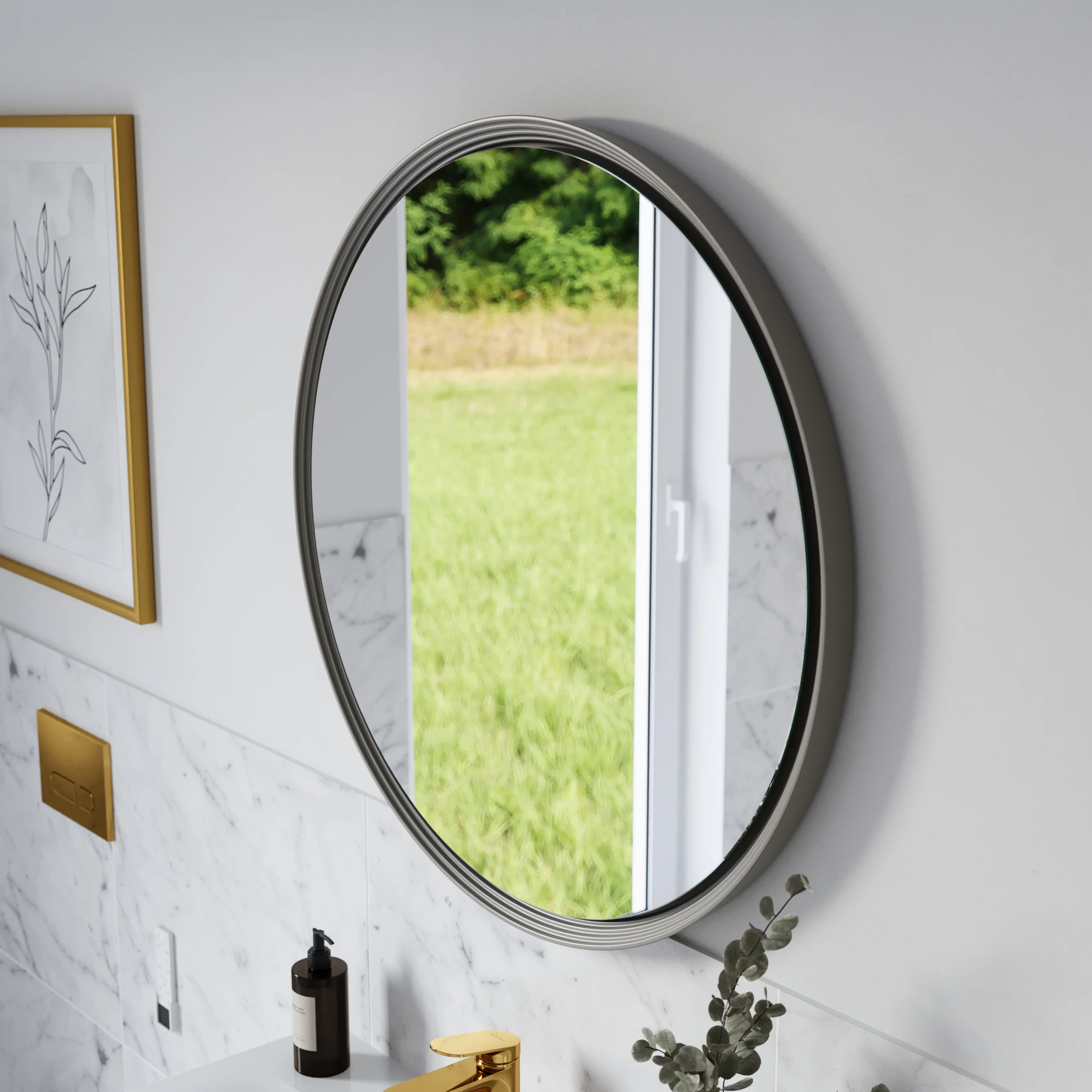 LED-badrumsspegel BELDIVO rund - 80 cm - Image 22