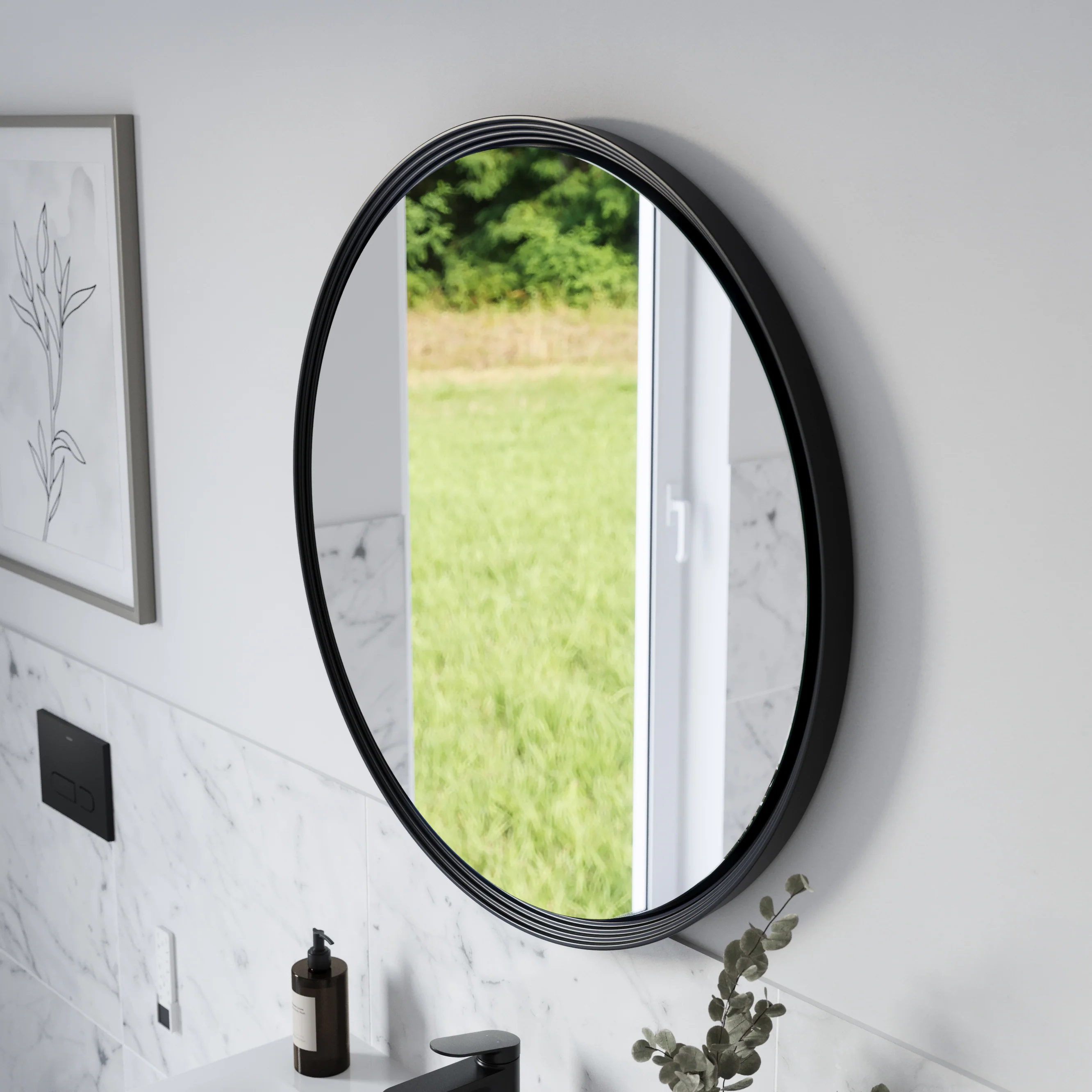 LED-badrumsspegel BELDIVO rund - 80 cm - Image 33