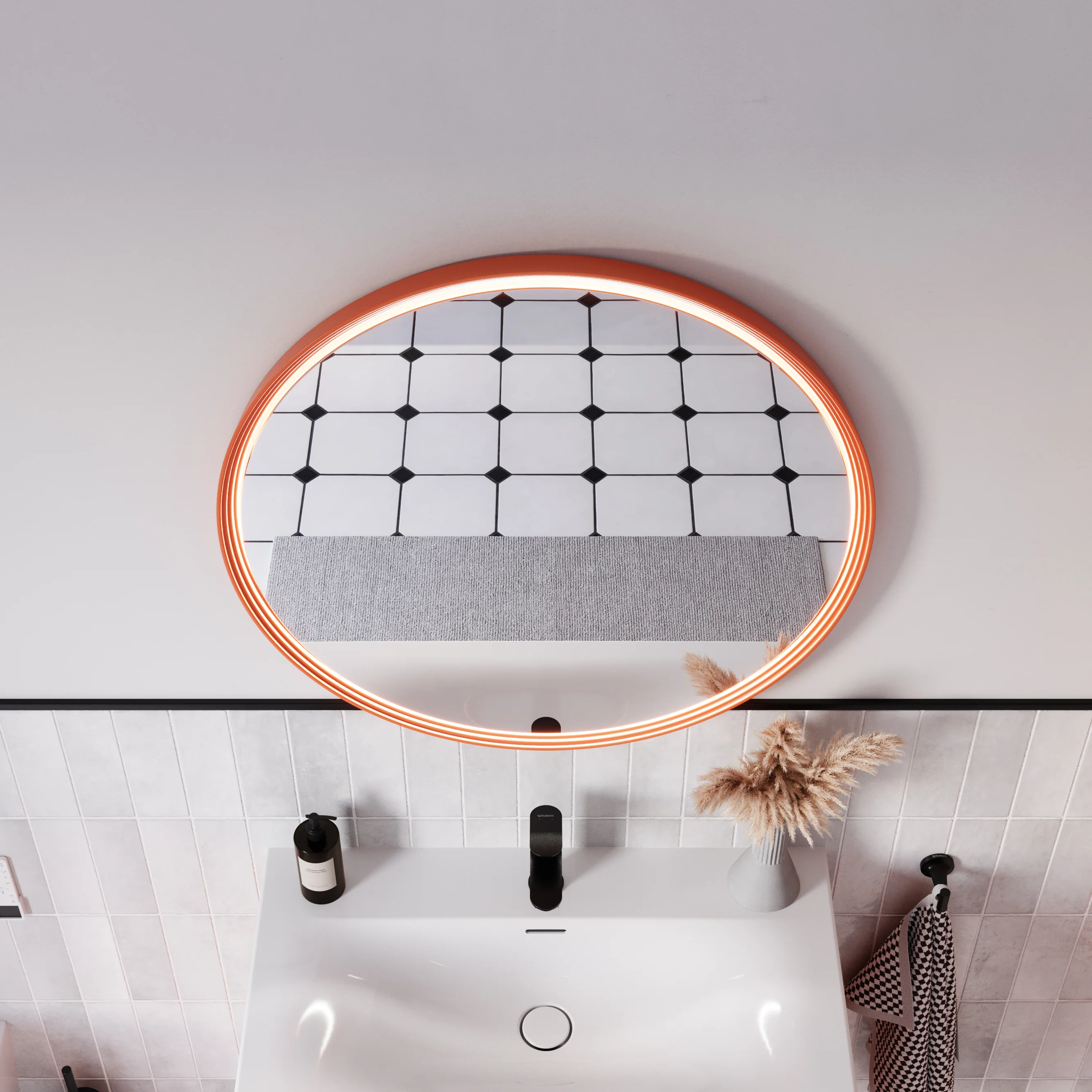 LED-badrumsspegel BELDIVO rund - 80 cm - Image 9