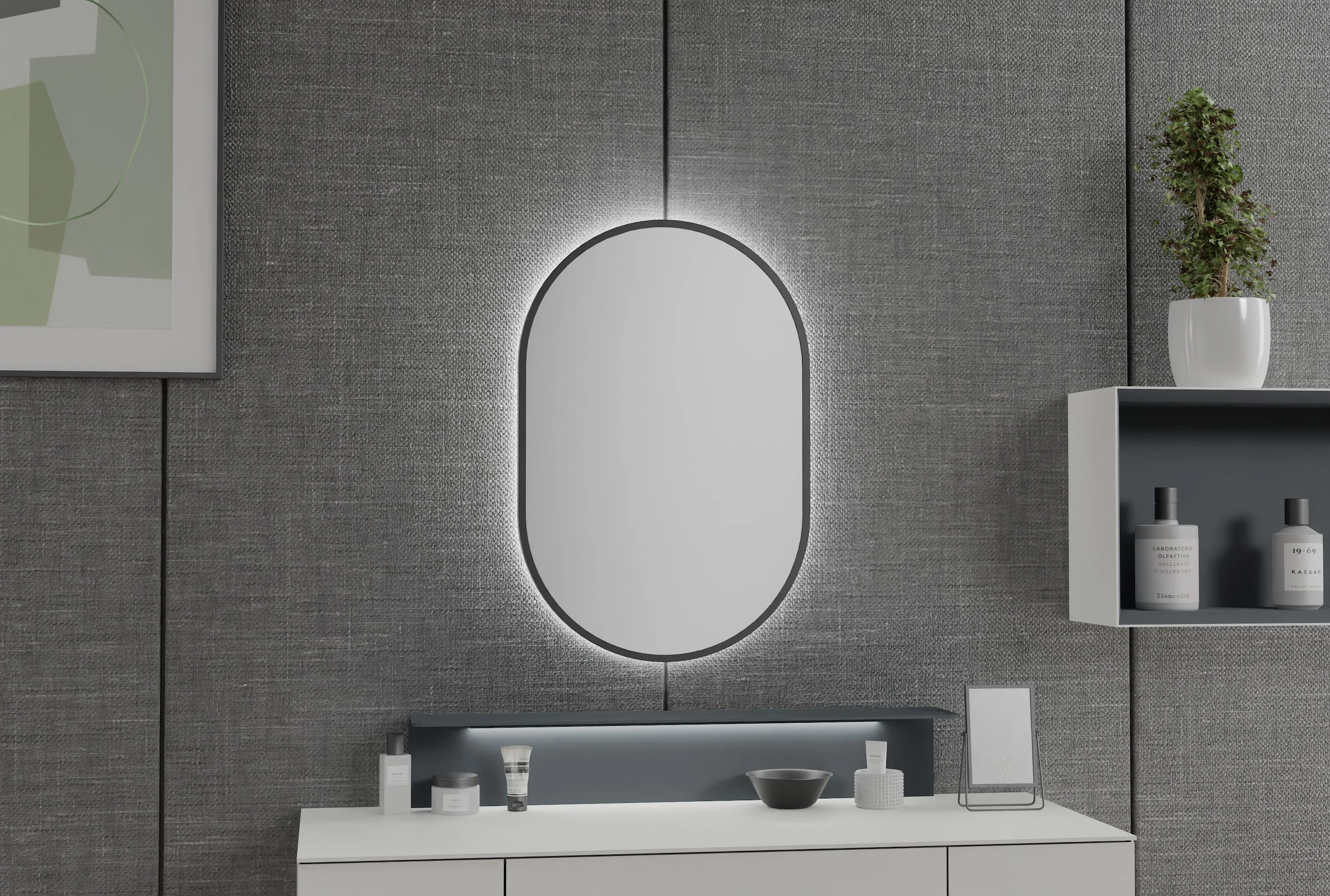 LED ljusspegel 8144-2.0 Oval - Image 2