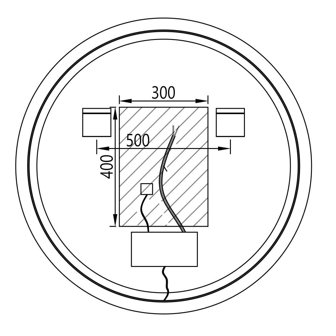 LED-ljusspegel 8232-2.0 Rund - Image 18