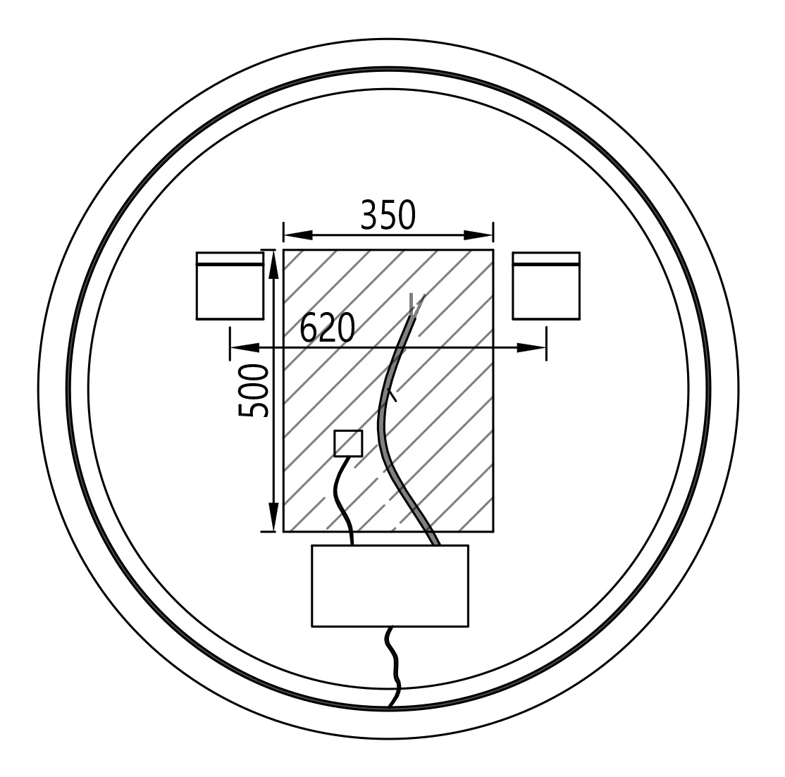 LED-ljusspegel 8232-2.0 Rund - Image 19