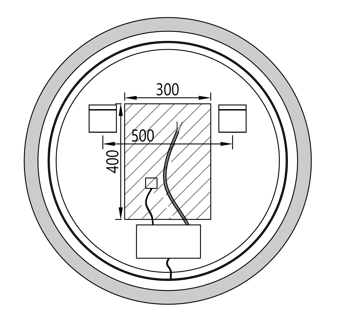 LED-ljusspegel 8232-2.0 Rund - Image 18