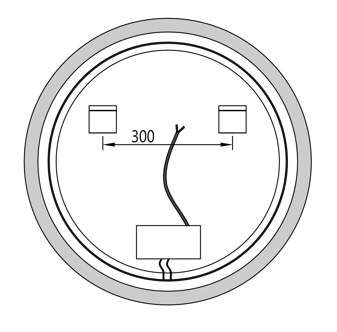 LED-ljusspegel 8232-2.0 Rund - Image 17