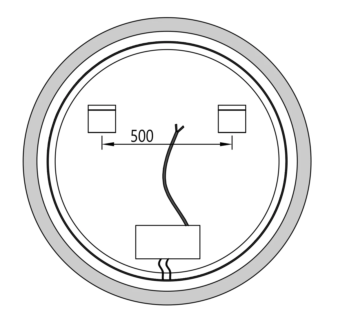 LED-ljusspegel 8232-2.0 Rund - Image 18