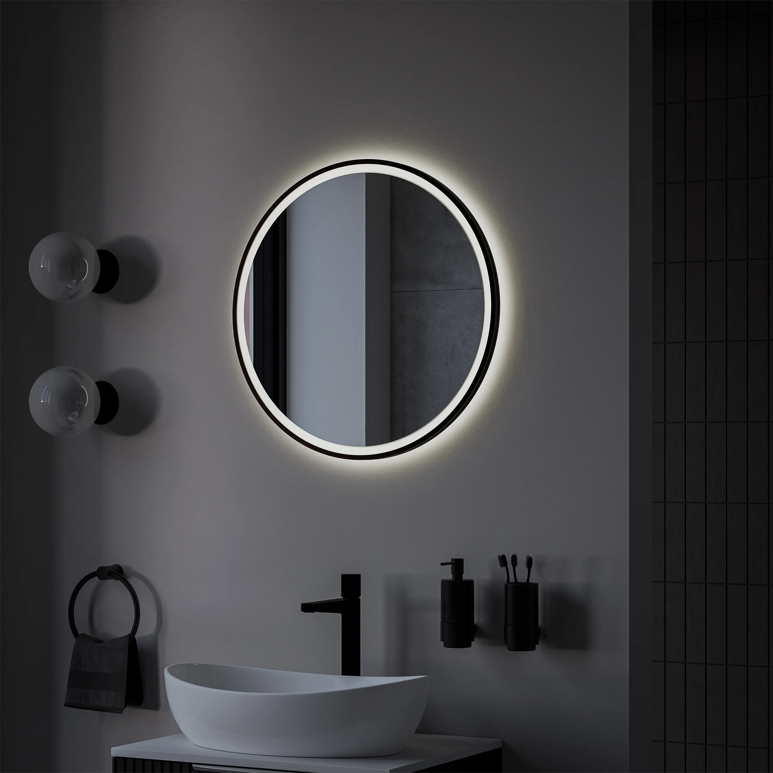LED-ljusspegel 8232-2.0 Rund - Image 3
