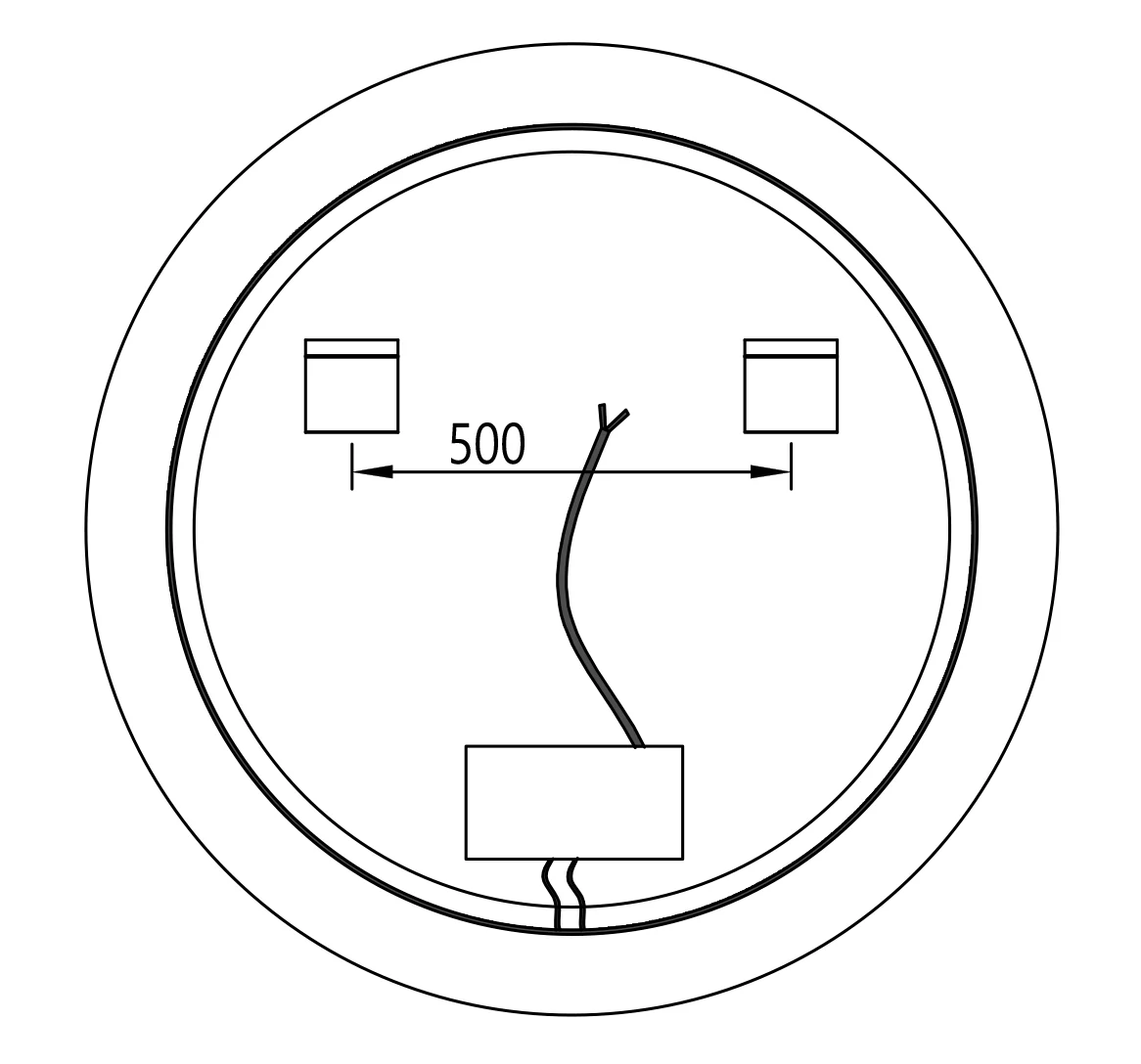 LED ljusspegel 8232-2.0 Rund - Image 18