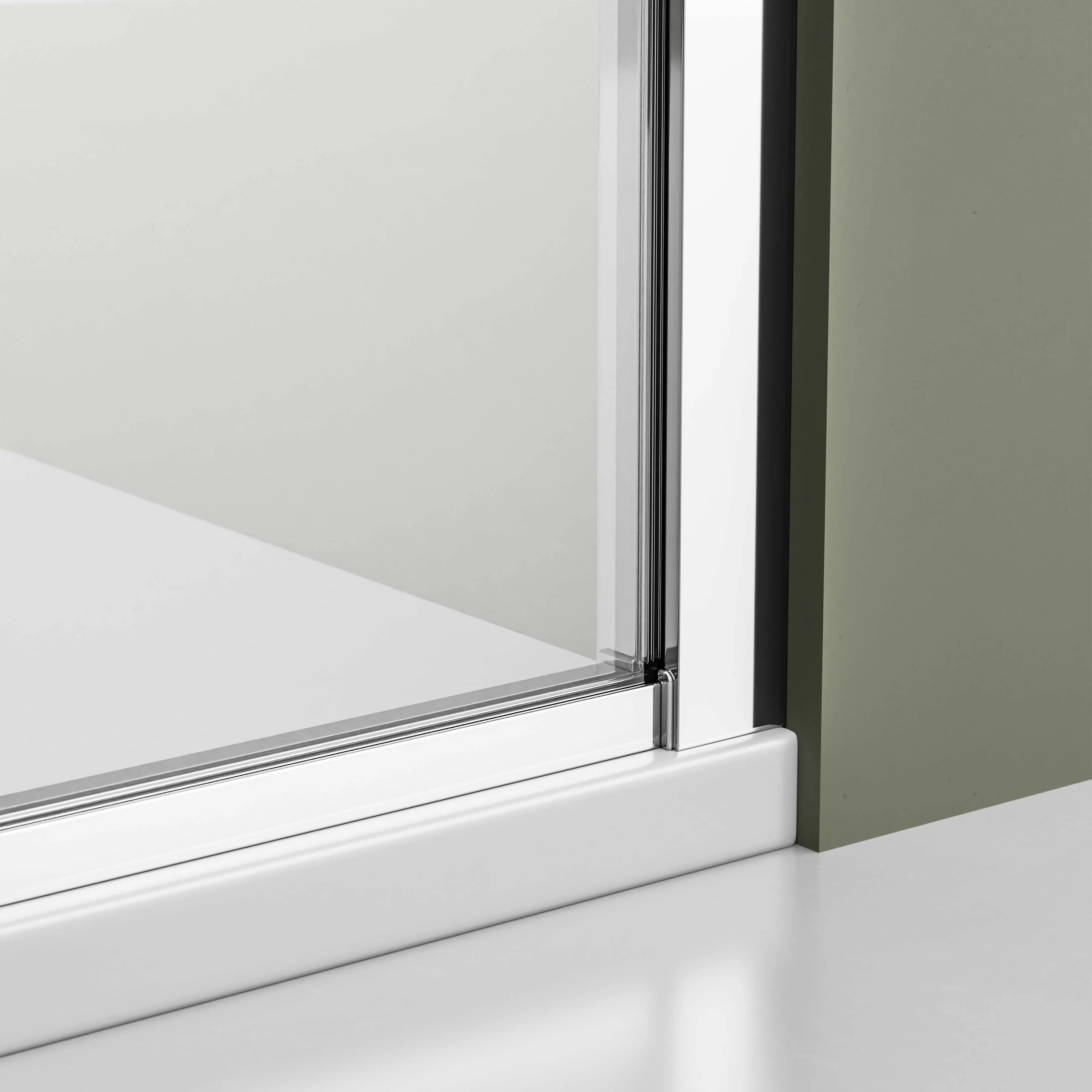 Nischdusch med gångjärnsdörr - två fasta paneler NT607 - FLEX - Image 7
