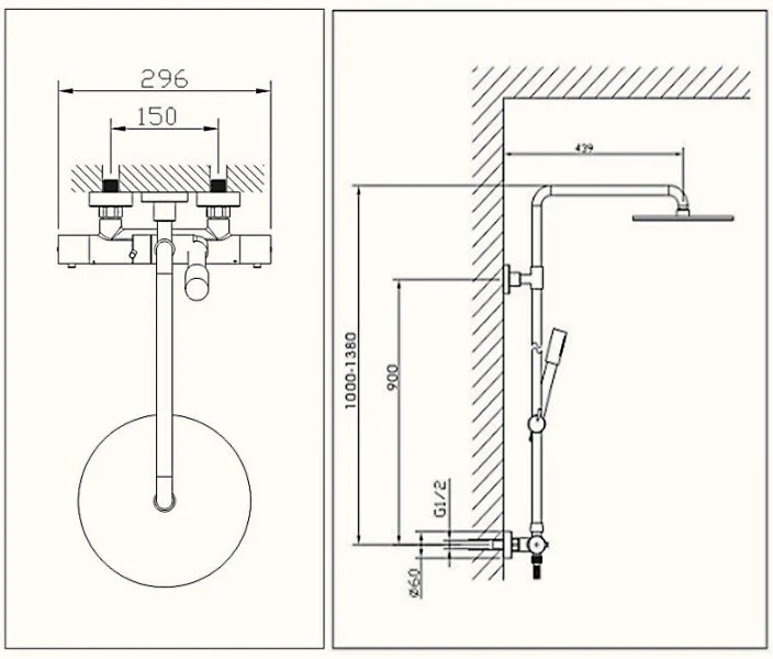 Design duschpelare termostat 4011 BASIC - Image 5