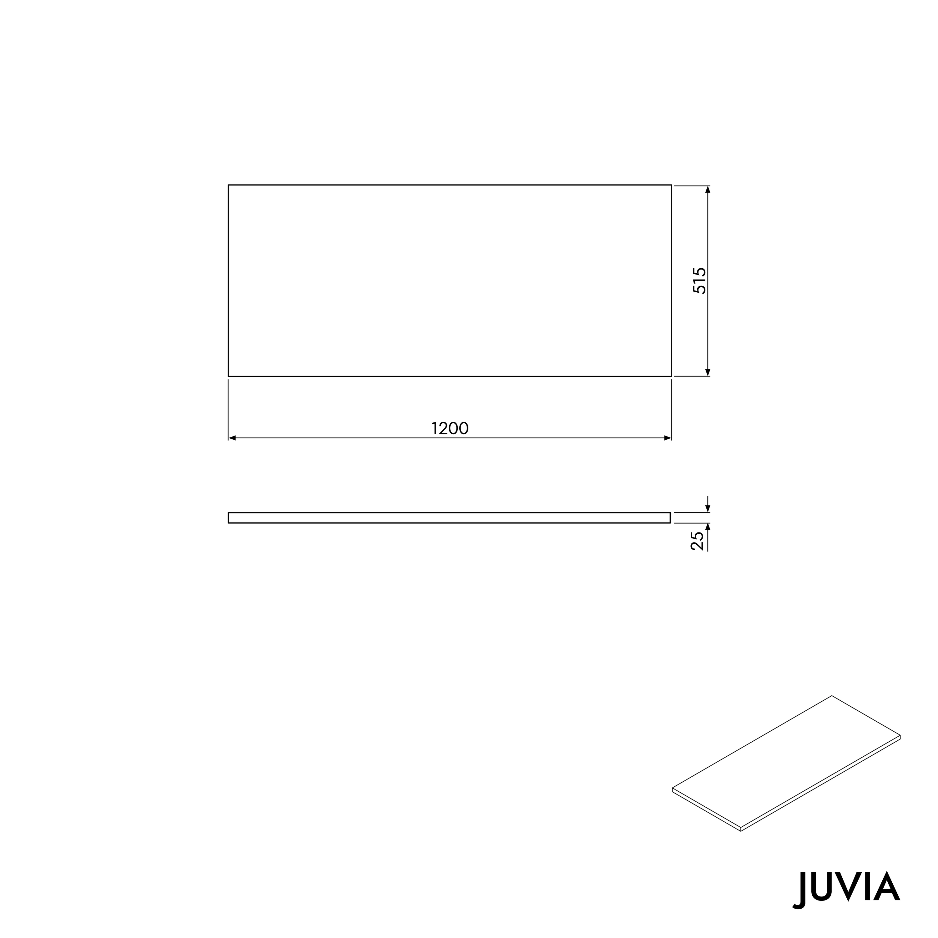Tvättställskonsol JUVIA Slim 100 cm till 160 cm - Image 80