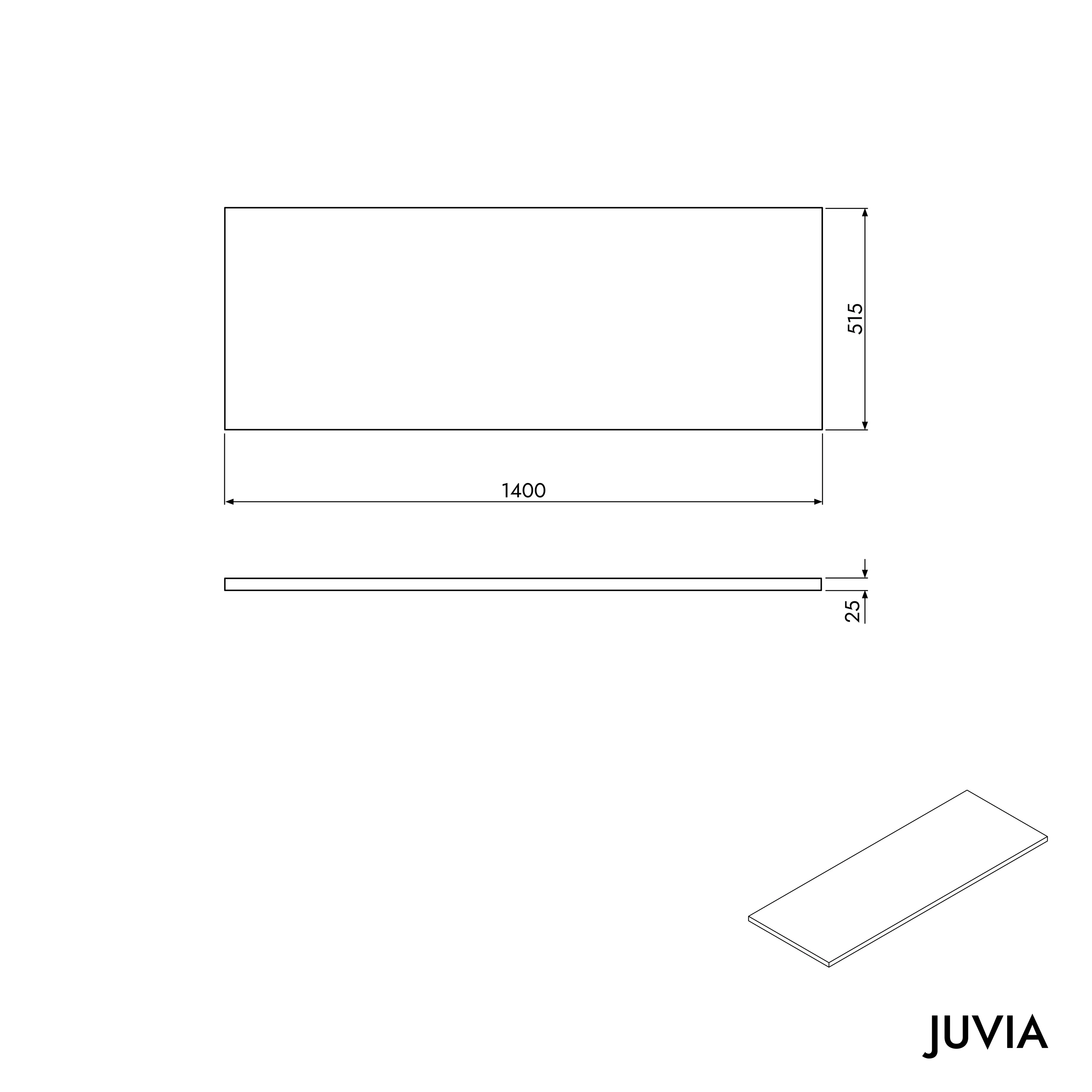 Tvättställskonsol JUVIA Slim 100 cm till 160 cm - Image 81