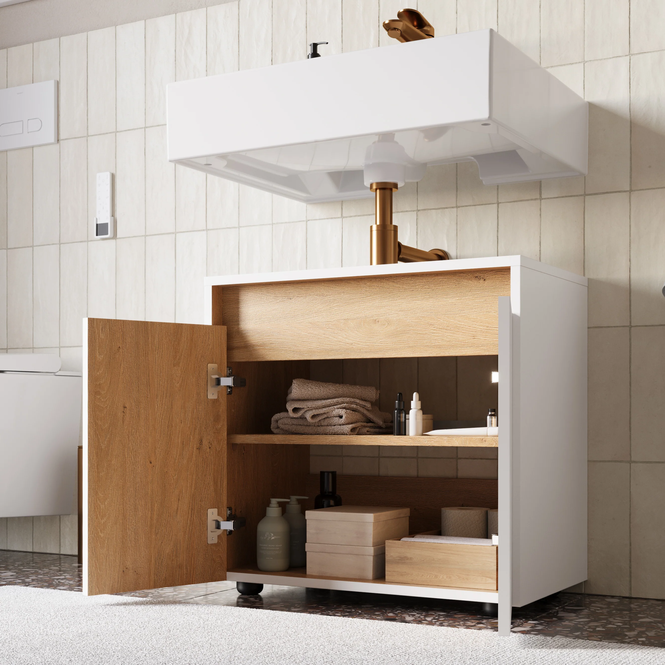 Tvättställsskåp BELDIVO 60 cm - Image 23